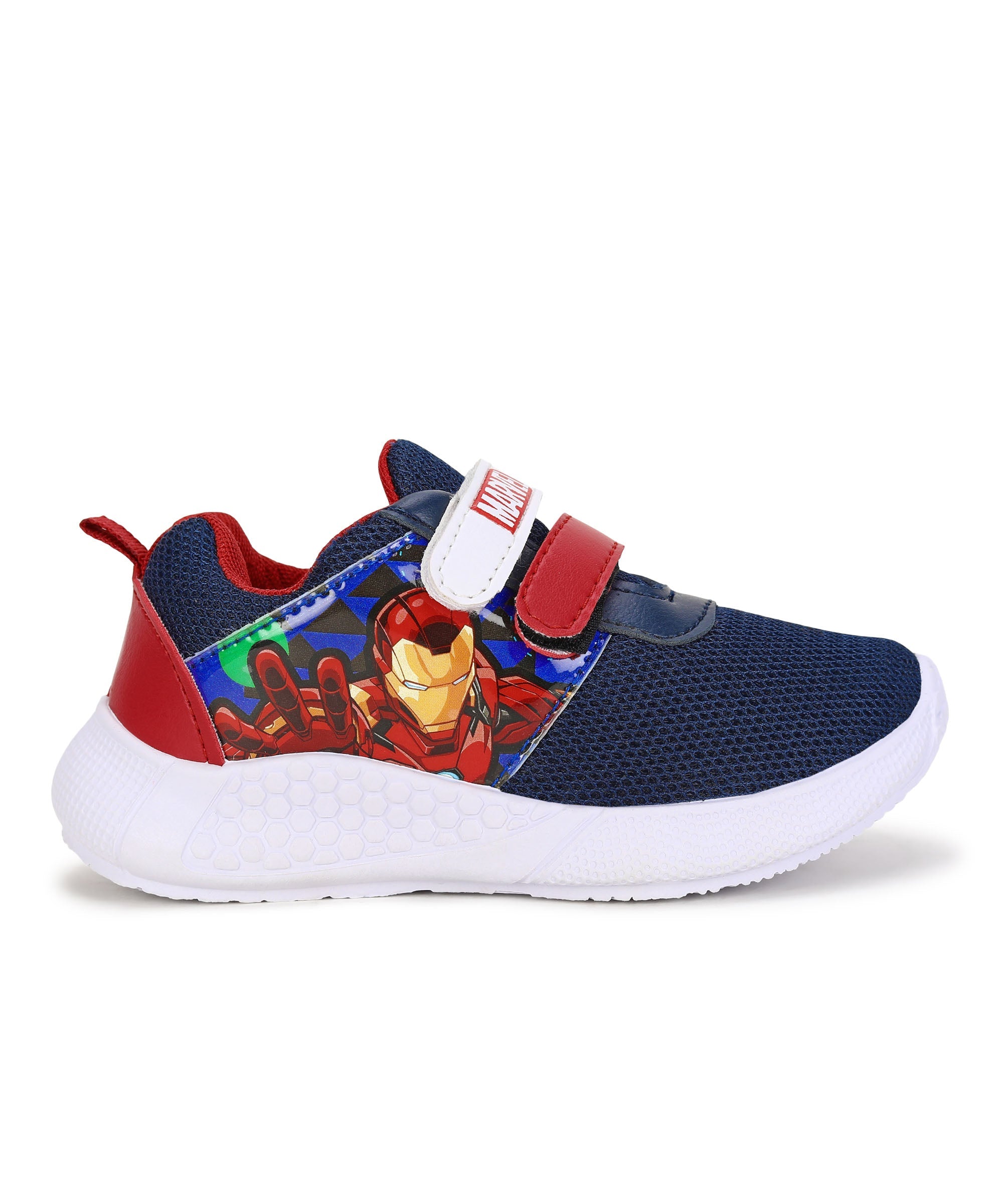 Marvel Ironman MK8009K Casual Shoes for Kids | Comfortable and Stylish Footwear for Boys | Durable Construction, Cushioned Support, and Stylish Velcro Design | Ideal for Everyday Use Blue