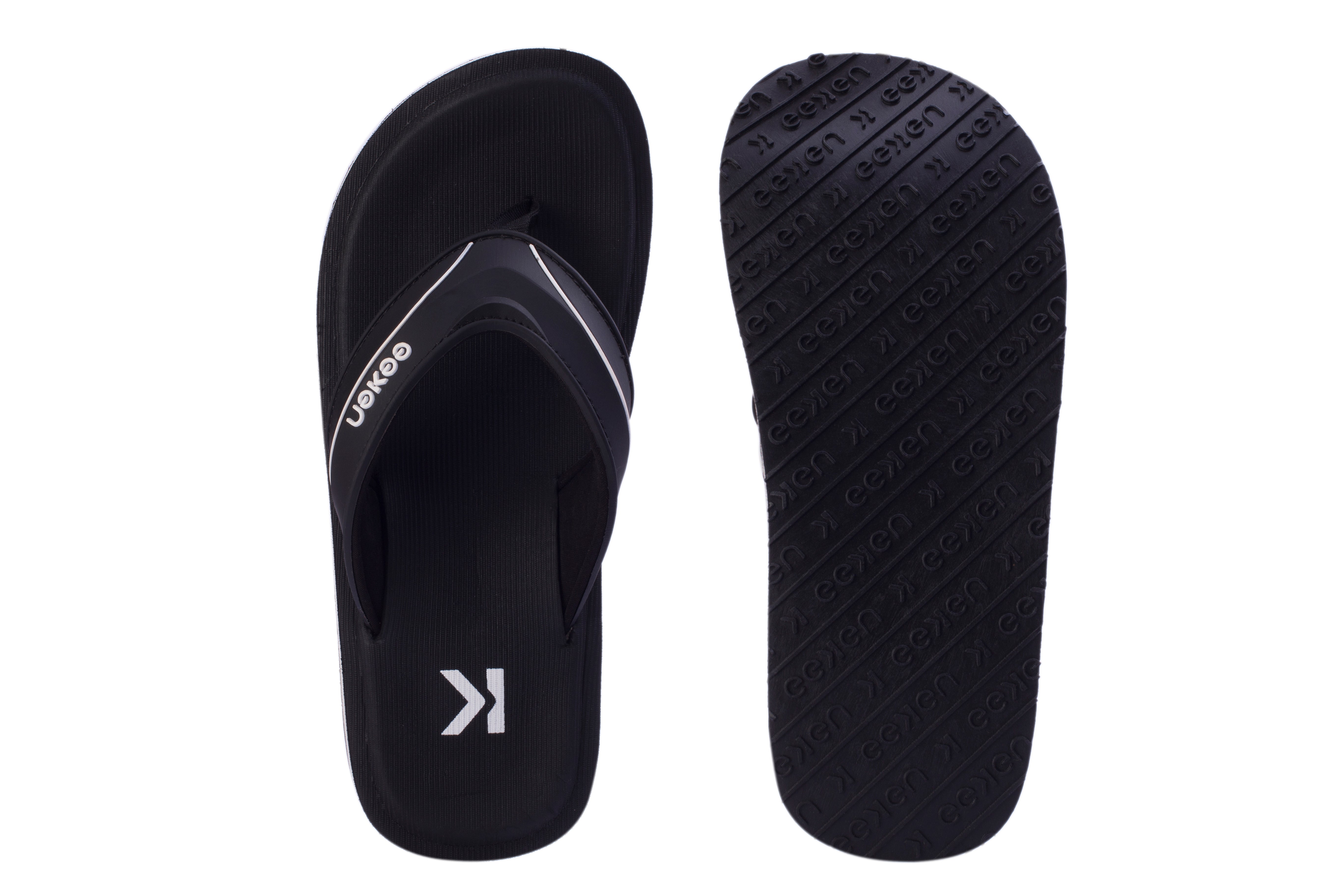 Eeken EFBG2017 Black Ultra-Comfortable Everyday Flip Flops For Men