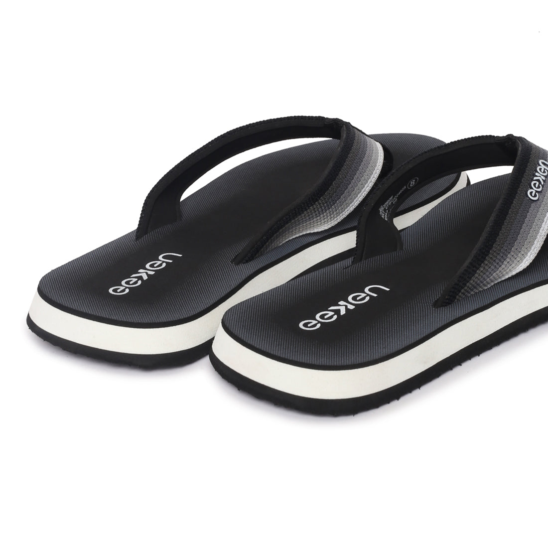 Eeken EFBGO2402S Black Lightweight Washable Dailywear Durable Flip Flops For Men