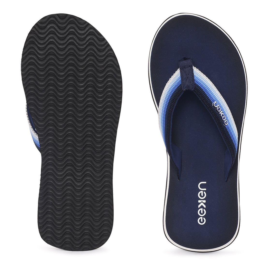 Eeken EFBGO2402S Navy Lightweight Washable Dailywear Durable Flip Flops For Men