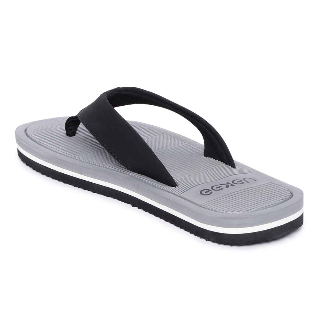Eeken EFBGO2406S Grey Lightweight Washable Dailywear Durable Flip Flops For Men