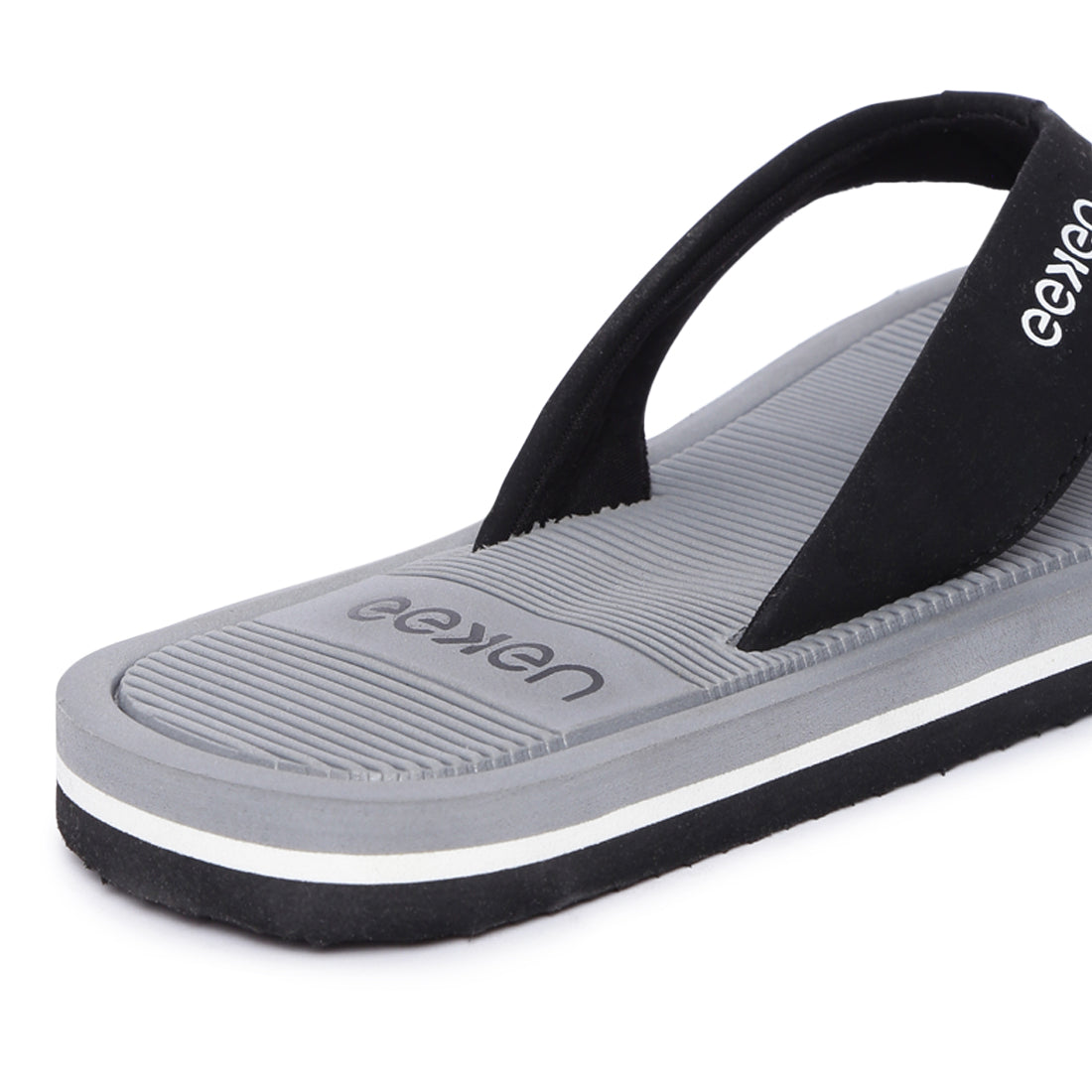 Eeken EFBGO2406S Grey Lightweight Washable Dailywear Durable Flip Flops For Men