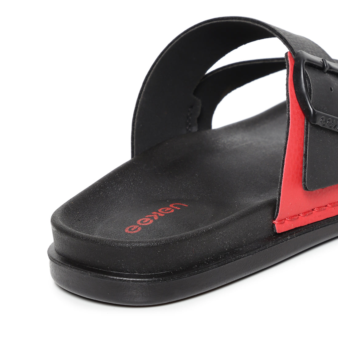 Eeken EPUGI6100 Black Stylish Lightweight Dailywear Dual Density Casual Sandals For Men