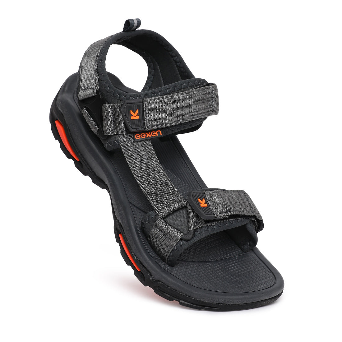 Eeken ESDG1051 Grey Stylish Lightweight Dailywear Sports Sandals For Men