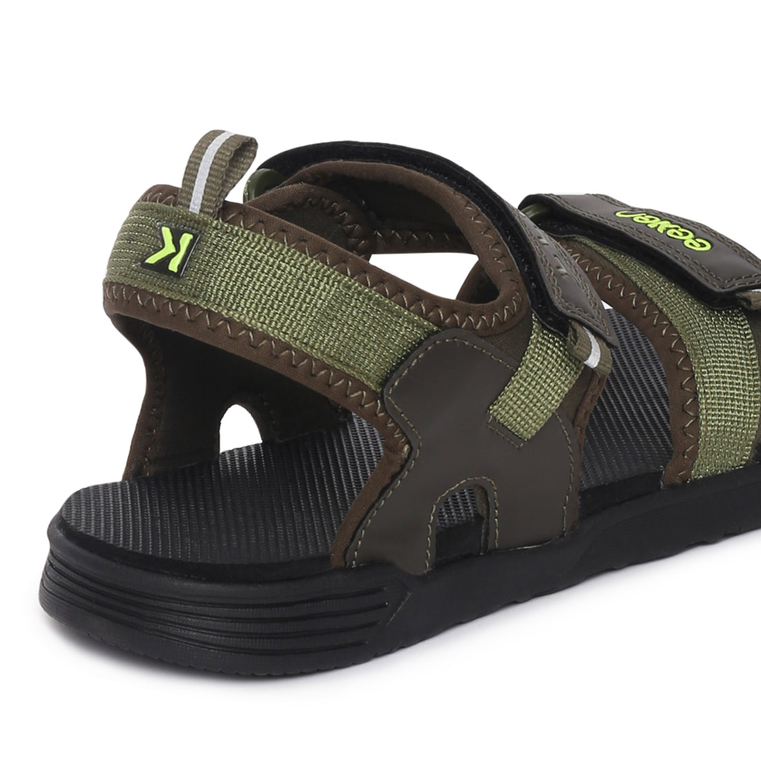 Eeken ESDGO4500S Olive Green Stylish Lightweight Dailywear Sports Sandals For Men