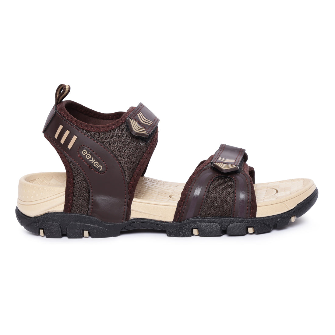 Eeken ESDGO4505 Brown Stylish Lightweight Dailywear Sports Sandals For Men