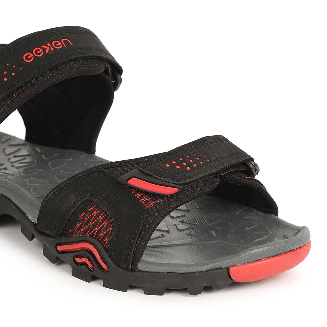 Eeken ESDGO4509S Black Stylish Lightweight Daily Wear Sports Sandals For Men