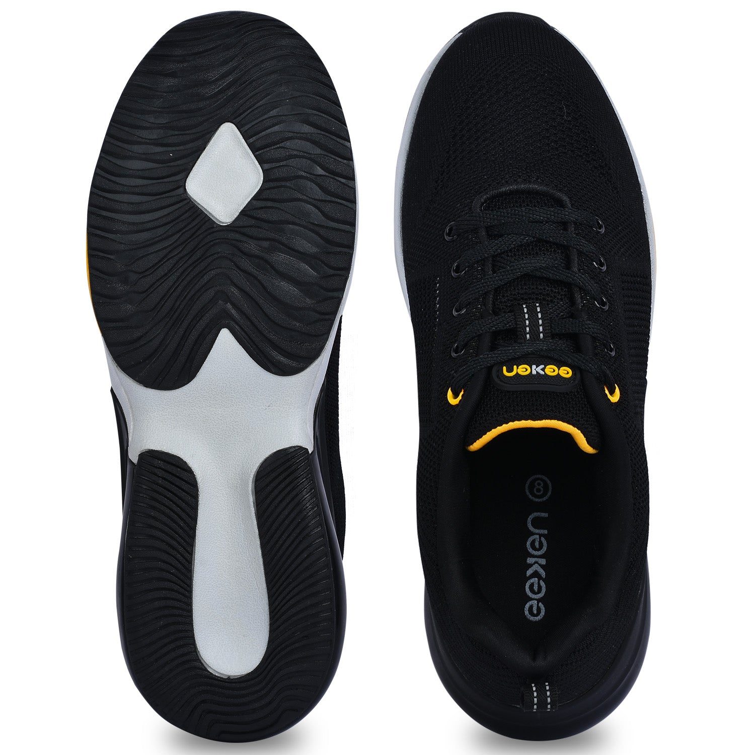 Eeken ESHGIA144S Black Athleisure Shoes For Men