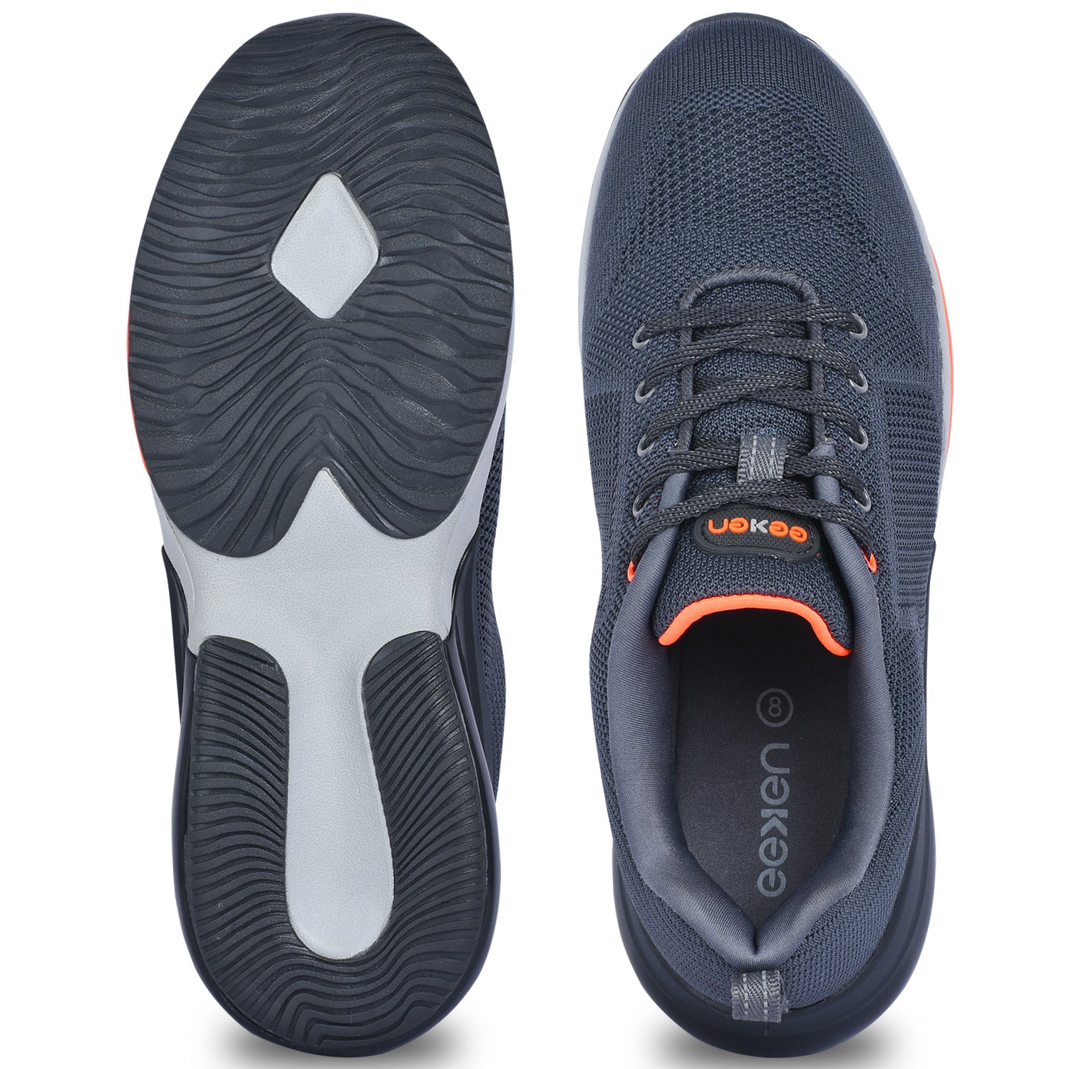 Eeken ESHGIA144S Dark Grey Athleisure Shoes For Men