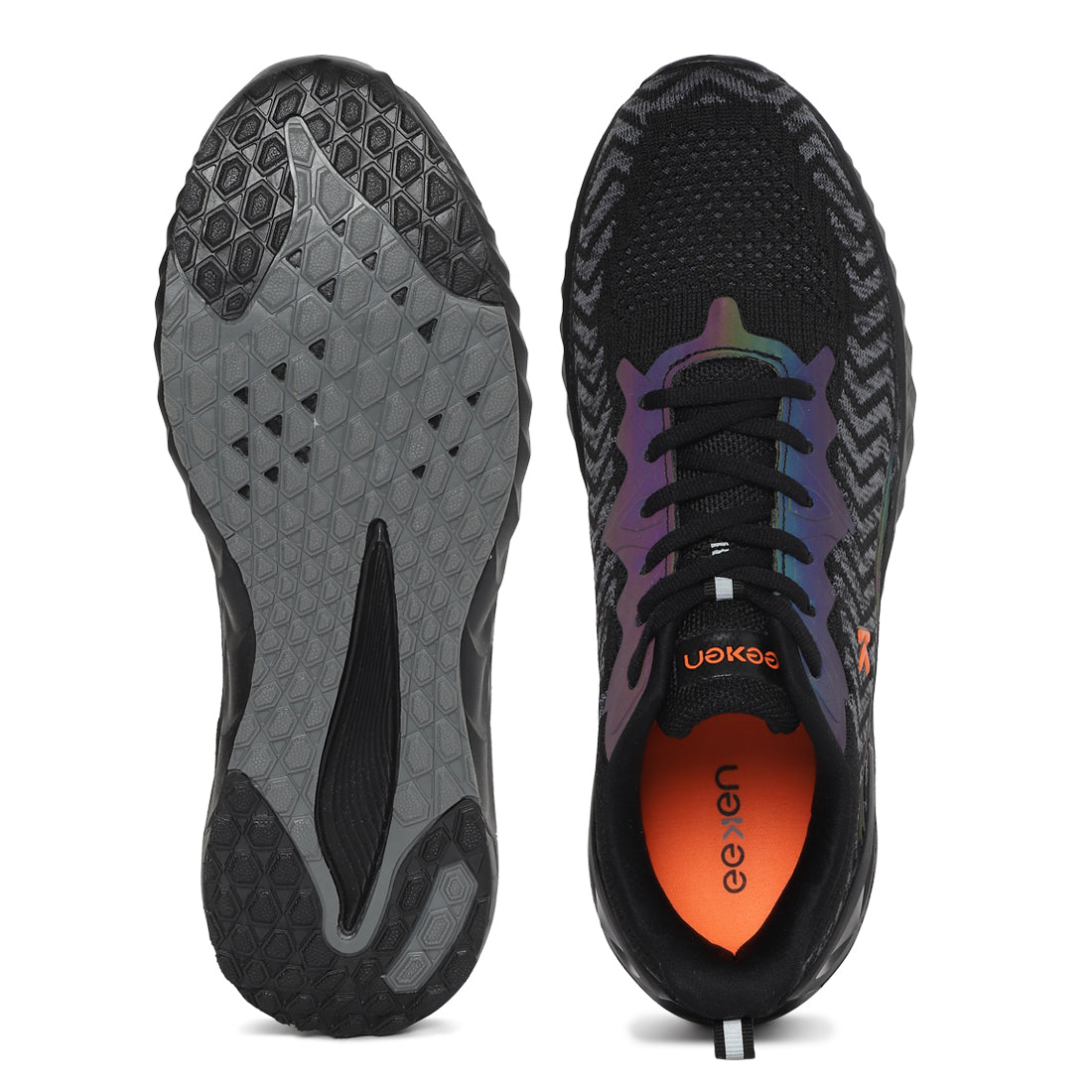 Eeken ESHGOA502 Black Athleisure Shoes For Men