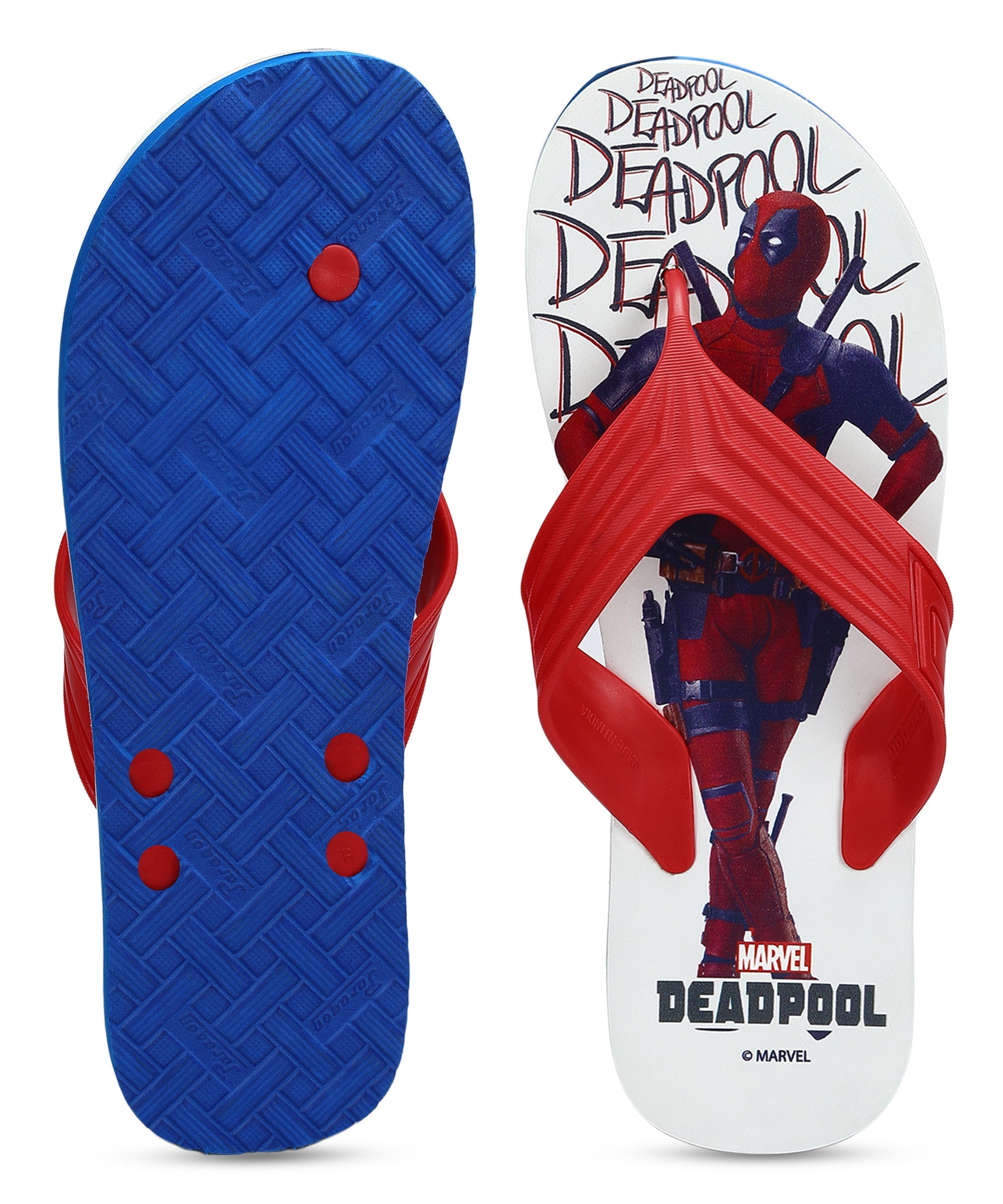 Marvel Deadpool HWM2606G Men s Casual Red Slippers Comfortable Slipp Eeken IN