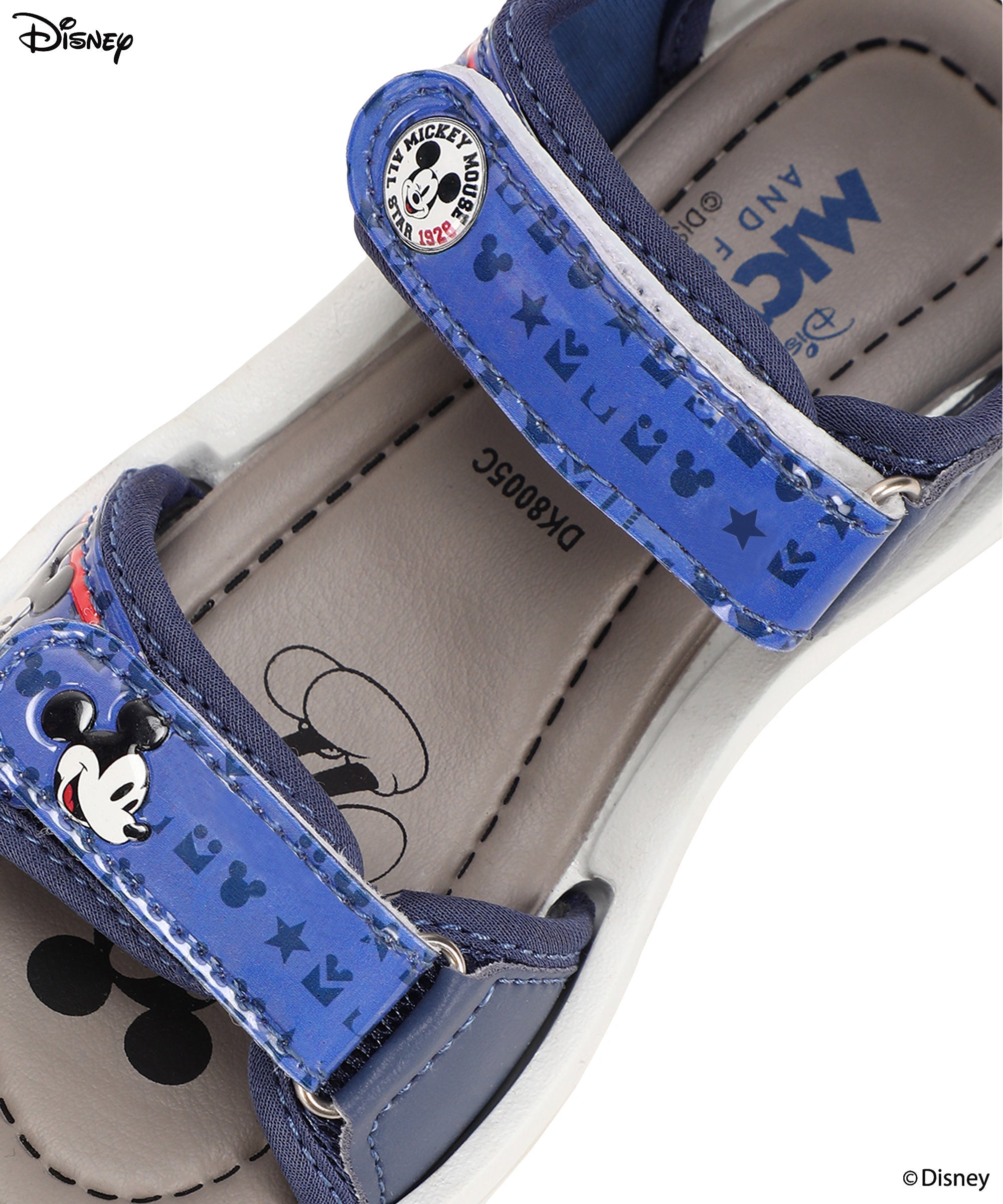 Disney Mickey Mouse DK8005C Kids Sandals with Cushioned Insoles and Anti-Skid Soles | Comfortable Everyday Casual Sandals for Kids Ideal for Outdoor Use