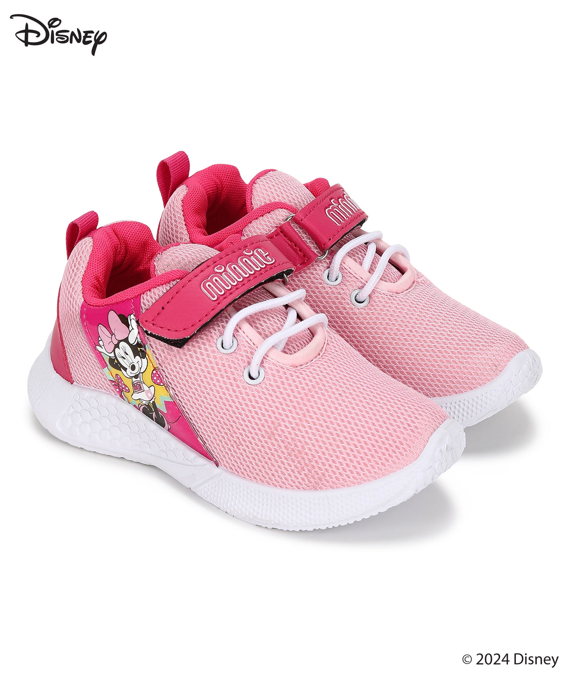 Disney Minnie Mouse DK8012K Kids&#39; Casual Shoes | Comfortable and Stylish Footwear for Girls with Durable Construction, Cushioned Support, and Stylish Design | Ideal for Everyday Use Pink