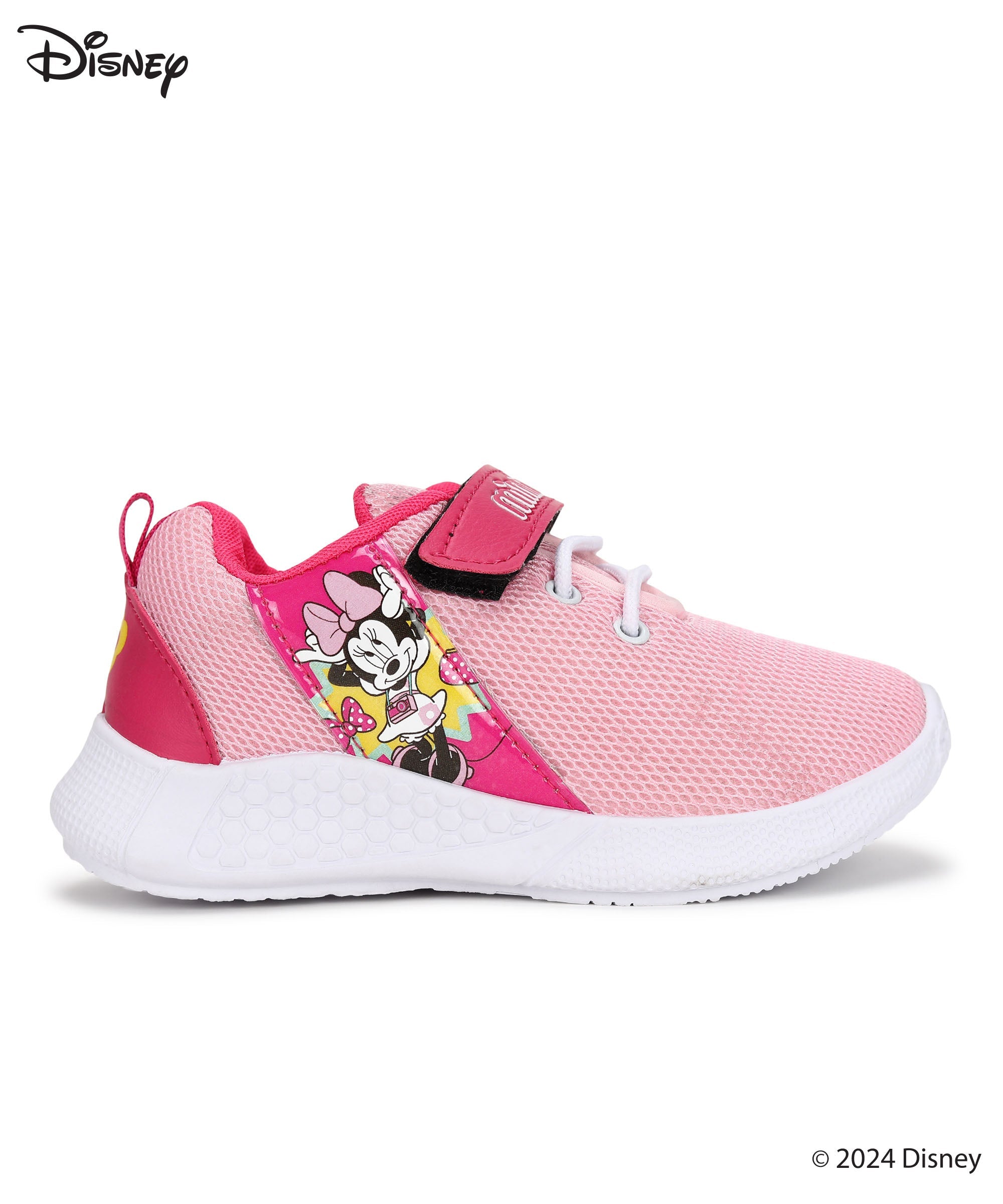 Disney Minnie Mouse DK8012K Kids&#39; Casual Shoes | Comfortable and Stylish Footwear for Girls with Durable Construction, Cushioned Support, and Stylish Design | Ideal for Everyday Use Pink