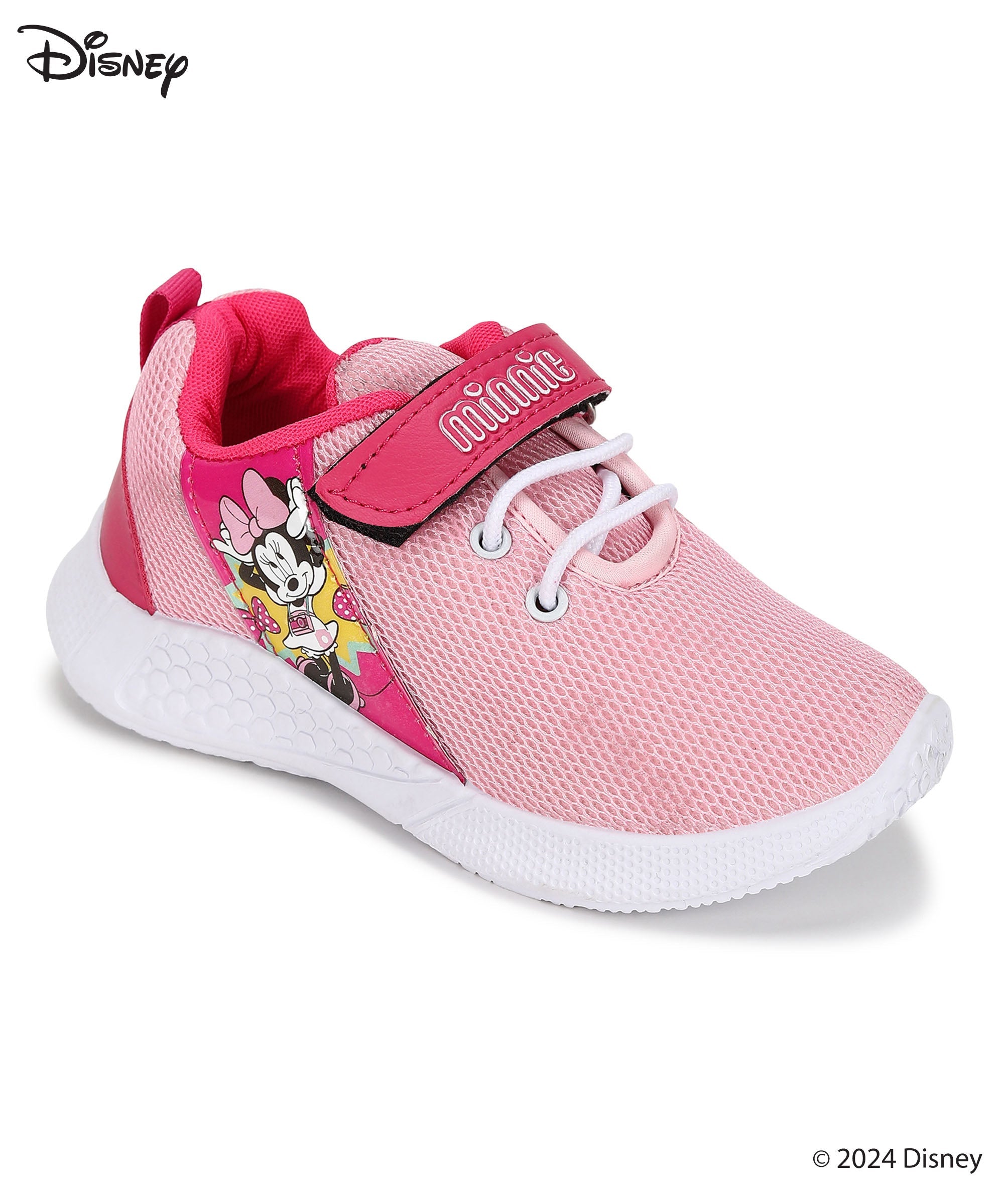 Disney Minnie Mouse DK8012K Kids&#39; Casual Shoes | Comfortable and Stylish Footwear for Girls with Durable Construction, Cushioned Support, and Stylish Design | Ideal for Everyday Use Pink