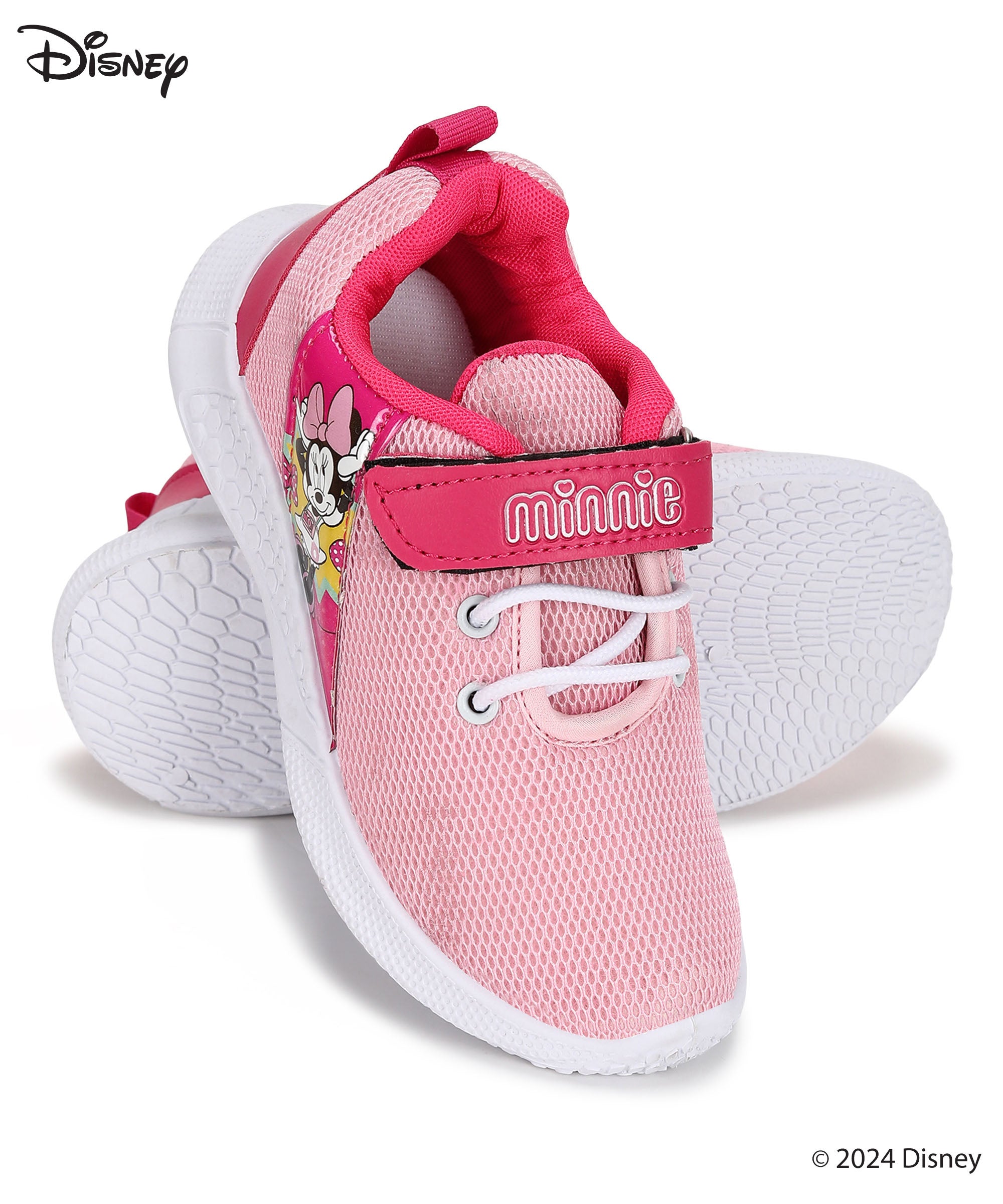 Disney Minnie Mouse DK8012K Kids&#39; Casual Shoes | Comfortable and Stylish Footwear for Girls with Durable Construction, Cushioned Support, and Stylish Design | Ideal for Everyday Use Pink