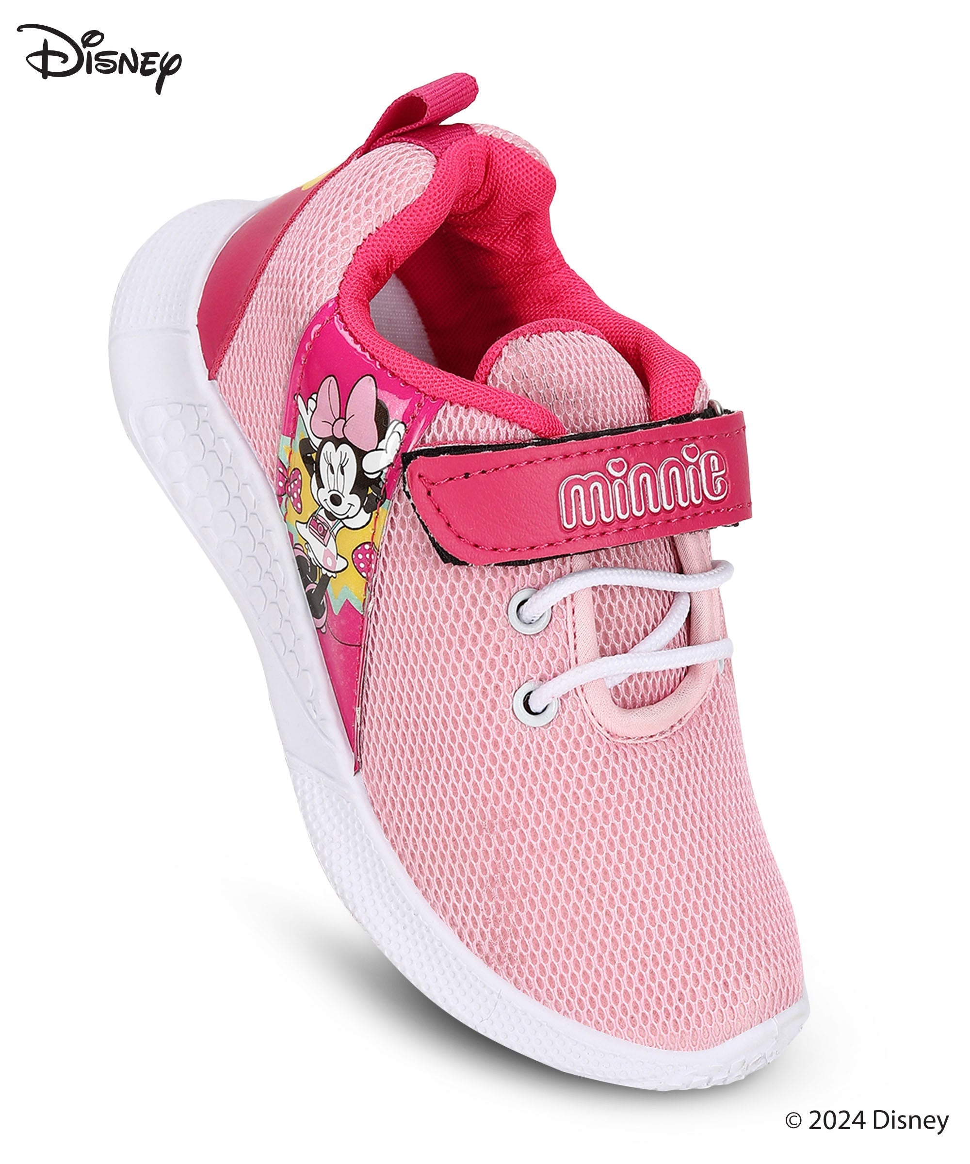 Disney Minnie Mouse DK8012K Kids&#39; Casual Shoes | Comfortable and Stylish Footwear for Girls with Durable Construction, Cushioned Support, and Stylish Design | Ideal for Everyday Use Pink