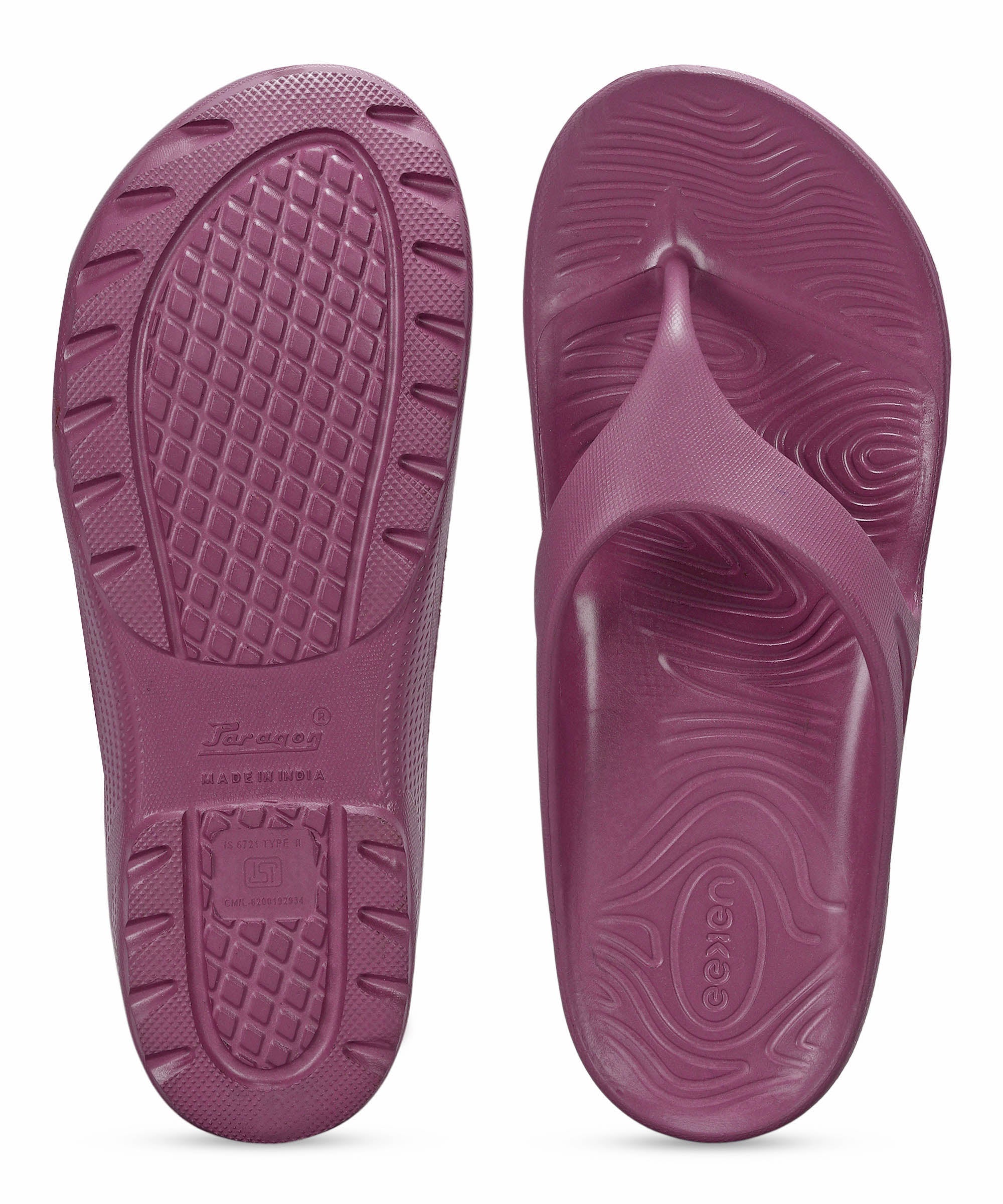 Women&#39; Mauve Slippers | Comfortable Flip Flops for Everyday Use