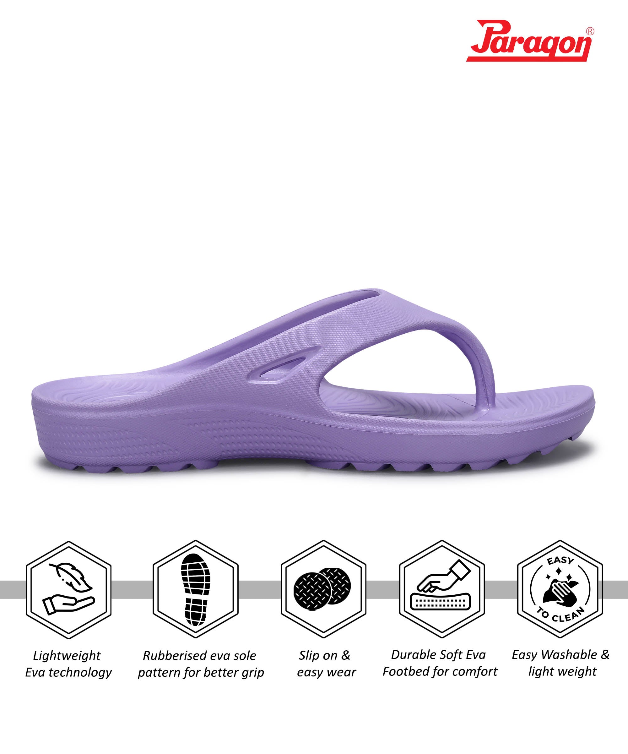 Women&#39; Purple Slippers | Comfortable Flip Flops for Everyday Use