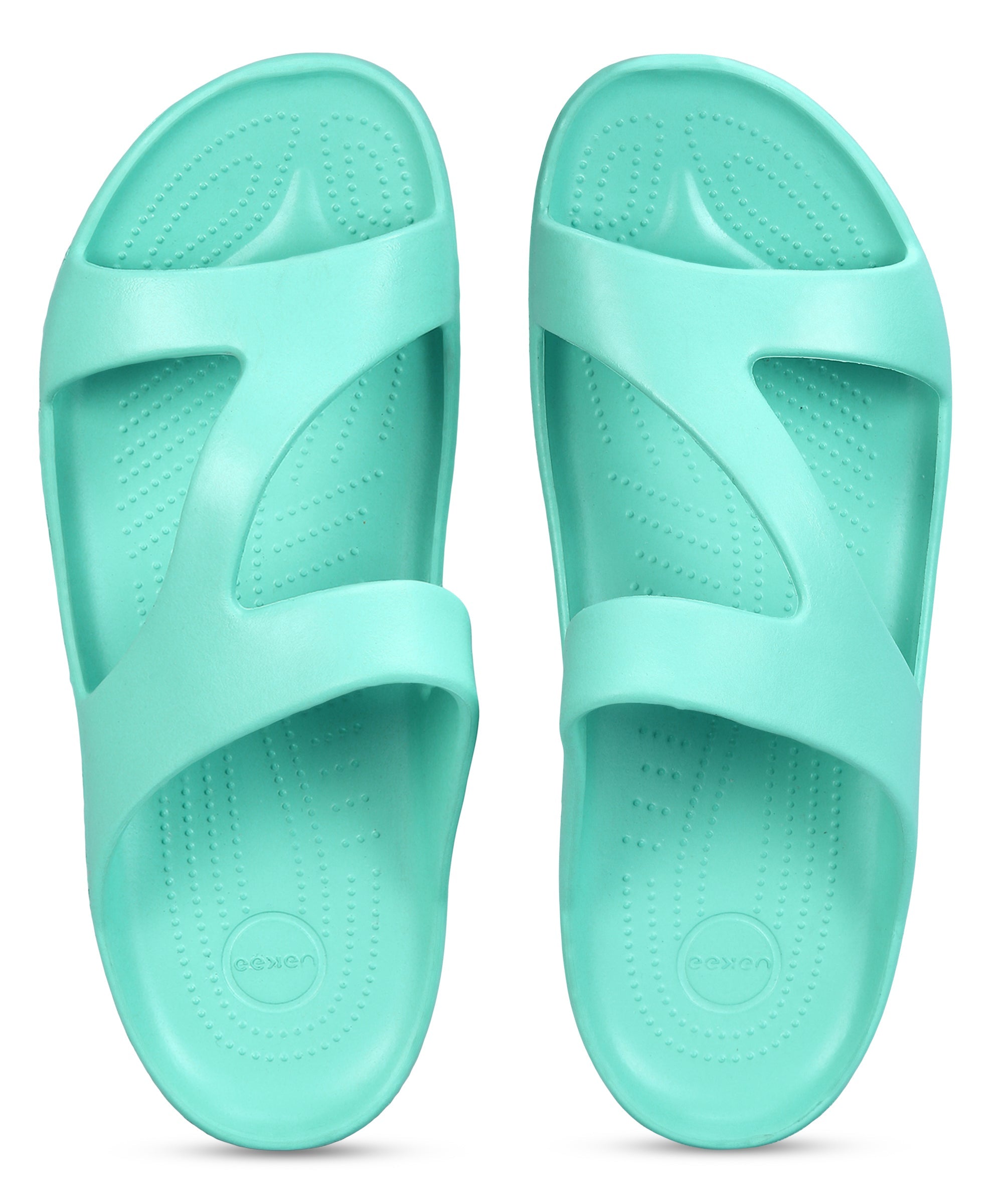 EEKEN Women&#39;s Lightweight, Washable and Durable Blue Slippers for Everyday Use