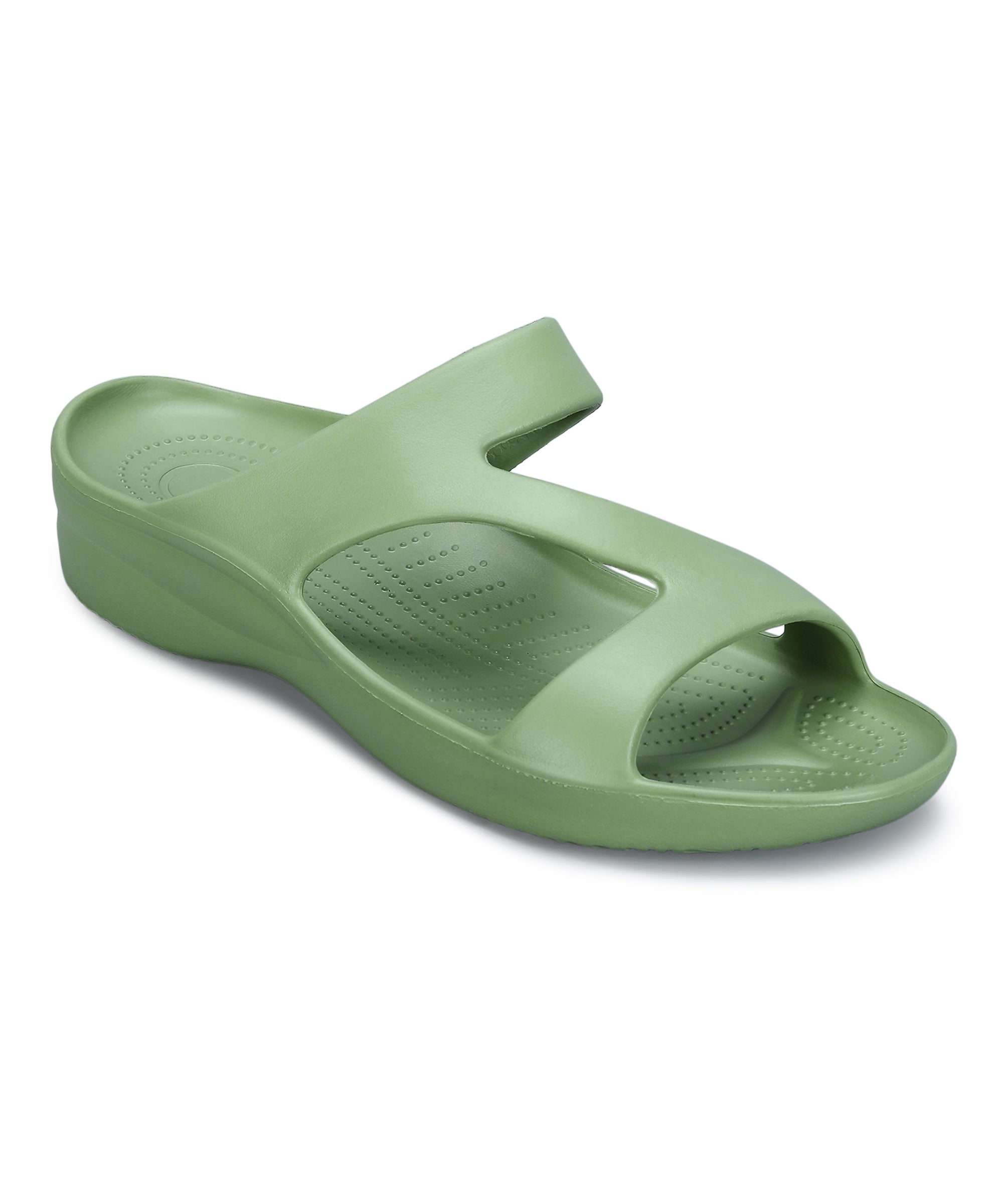 EEKEN Women&#39;s Lightweight, Washable and Durable Green Slippers for Everyday Use