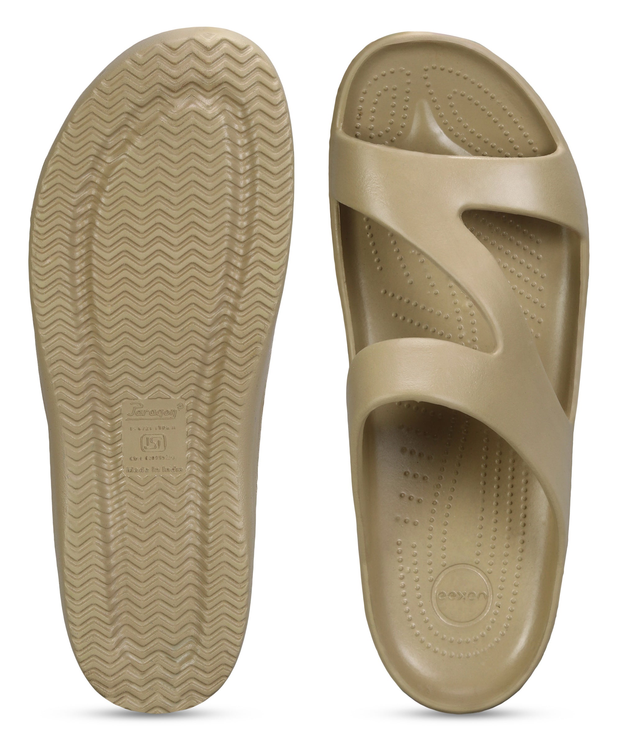 EEKEN Women&#39;s Lightweight, Washable and Durable Beige Slippers for Everyday Use