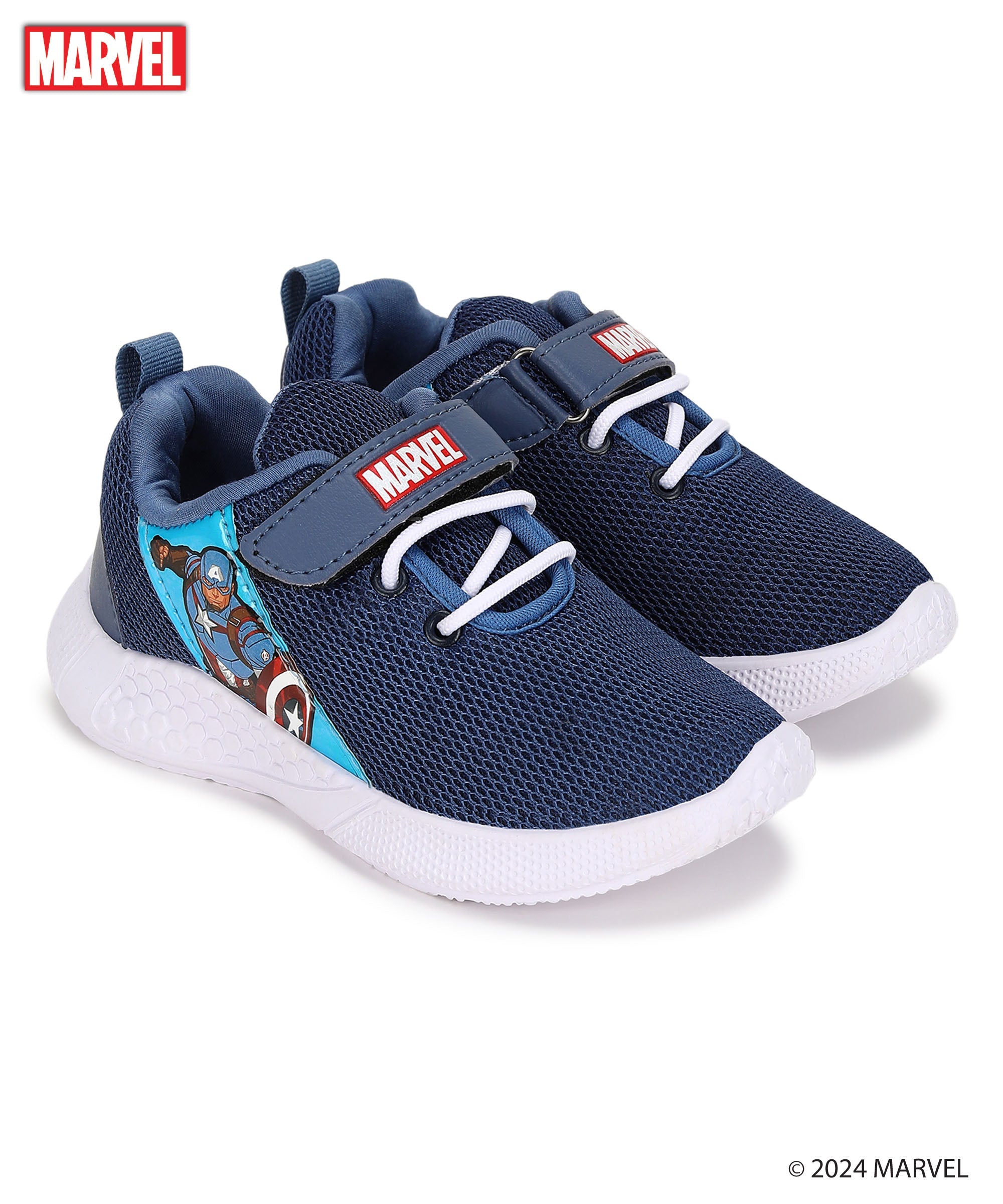 Marvel Spiderman MK8010K Casual Shoes for Kids | Comfortable and Stylish Footwear for Boys | Durable Construction, Cushioned Support, and Stylish Velcro Design | Ideal for Everyday Use Blue