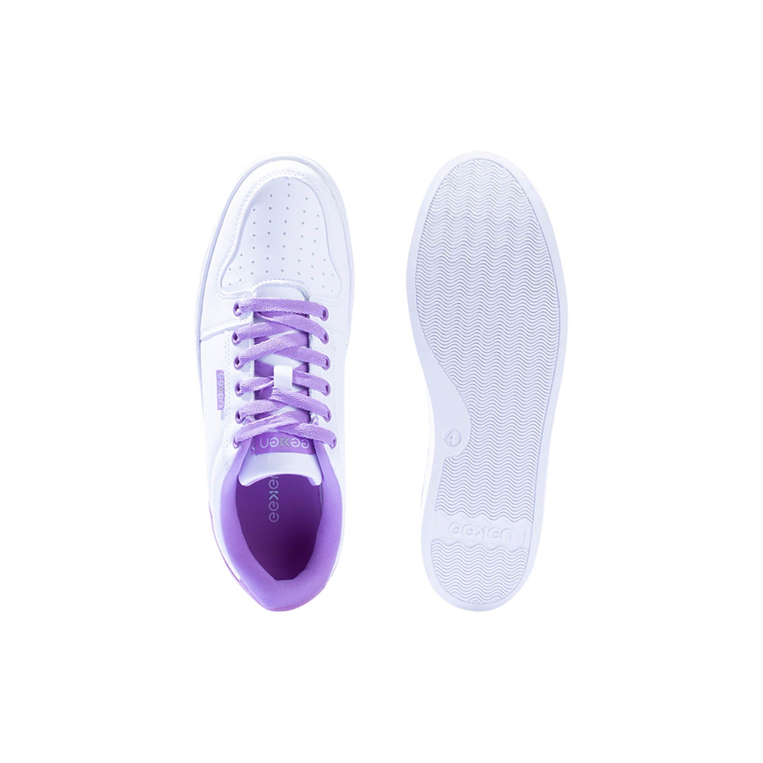 Eeken Womens White / Diffusion Orchid Casual Shoes