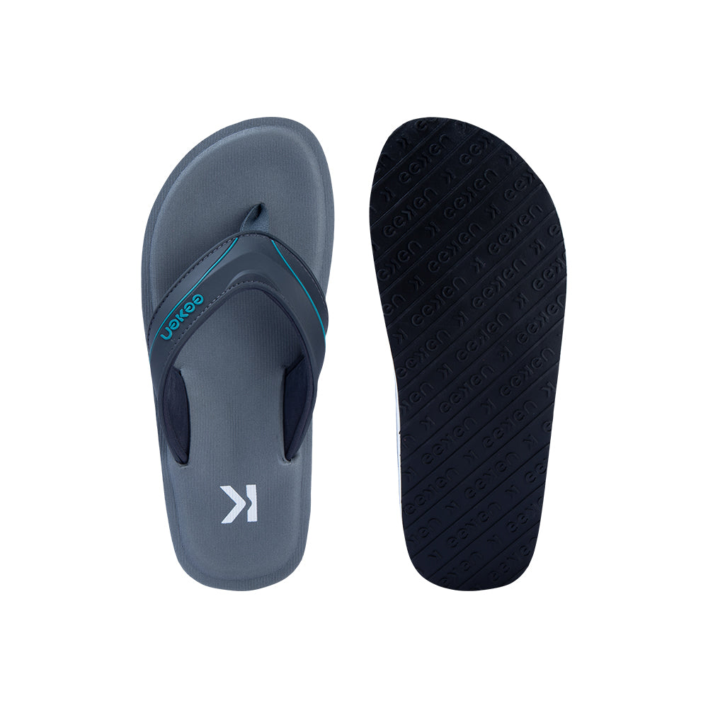 Eeken Grey Ultra-Comfortable Everyday Flip Flops For Men