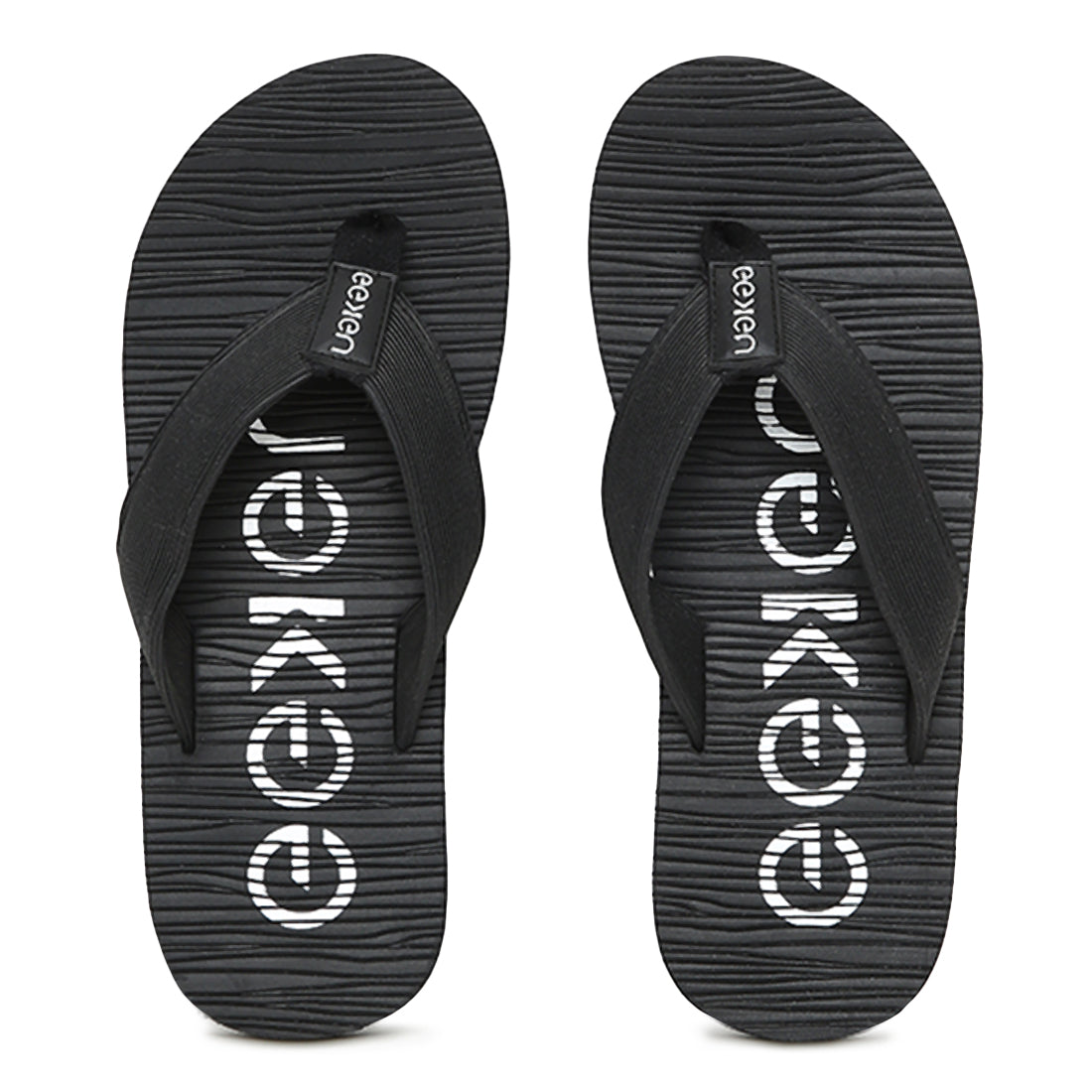 Eeken EFBG3025 Black Everyday Flip Flops For Men