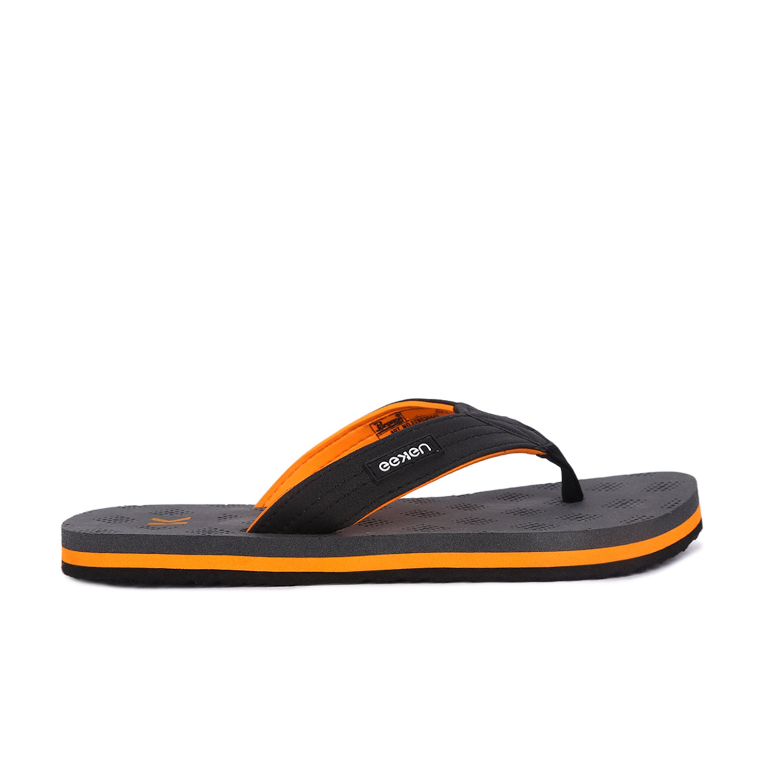 Eeken Ultra-Comfortable Lightweight Orange Casual Flip Flops For Men