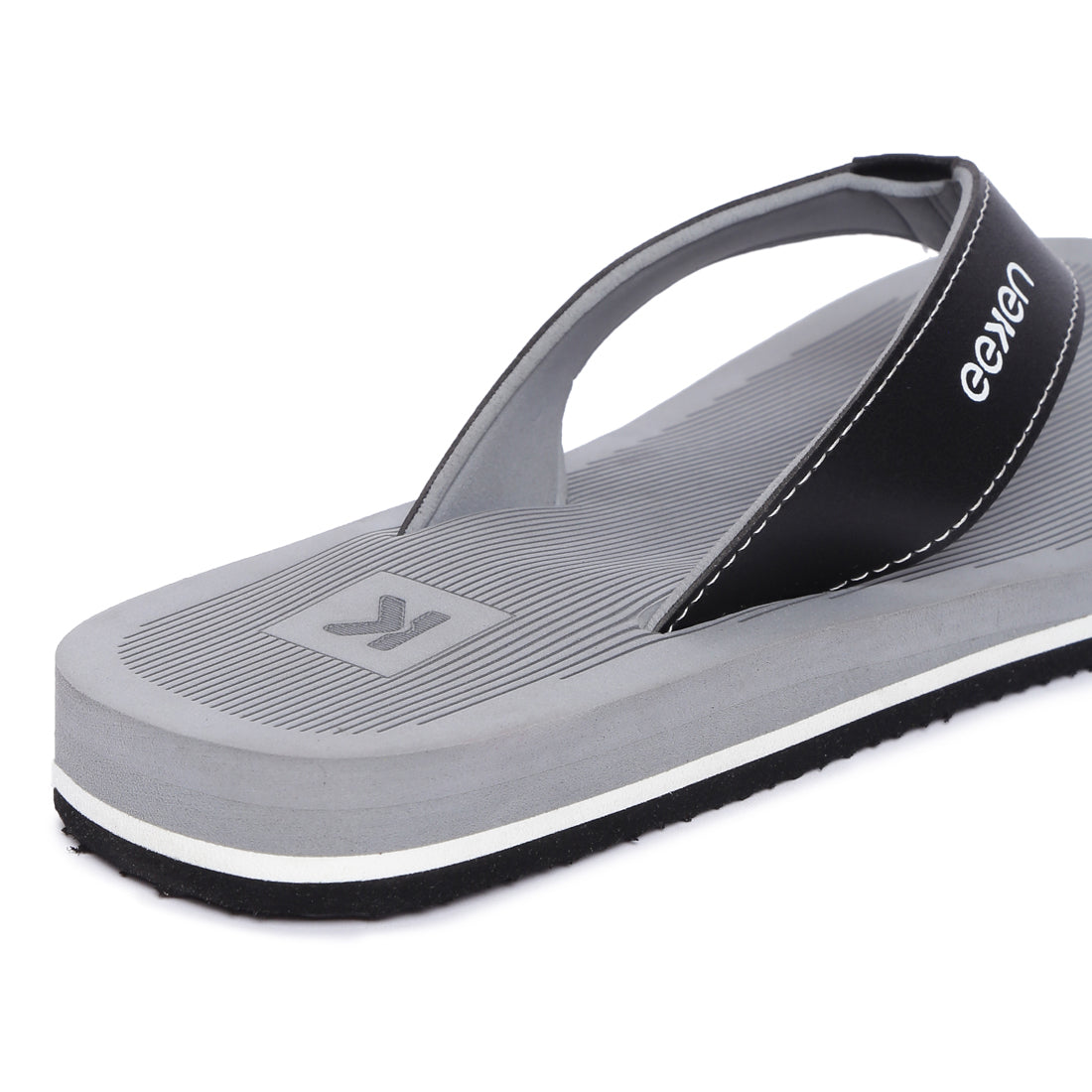 Eeken EFBGO2405S Grey Lightweight Washable Dailywear Durable Flip Flops For Men