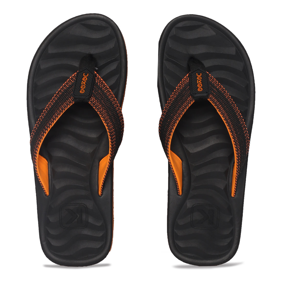 Eeken EFBGO2411S Black Lightweight Washable Dailywear Durable Flip Flops For Men