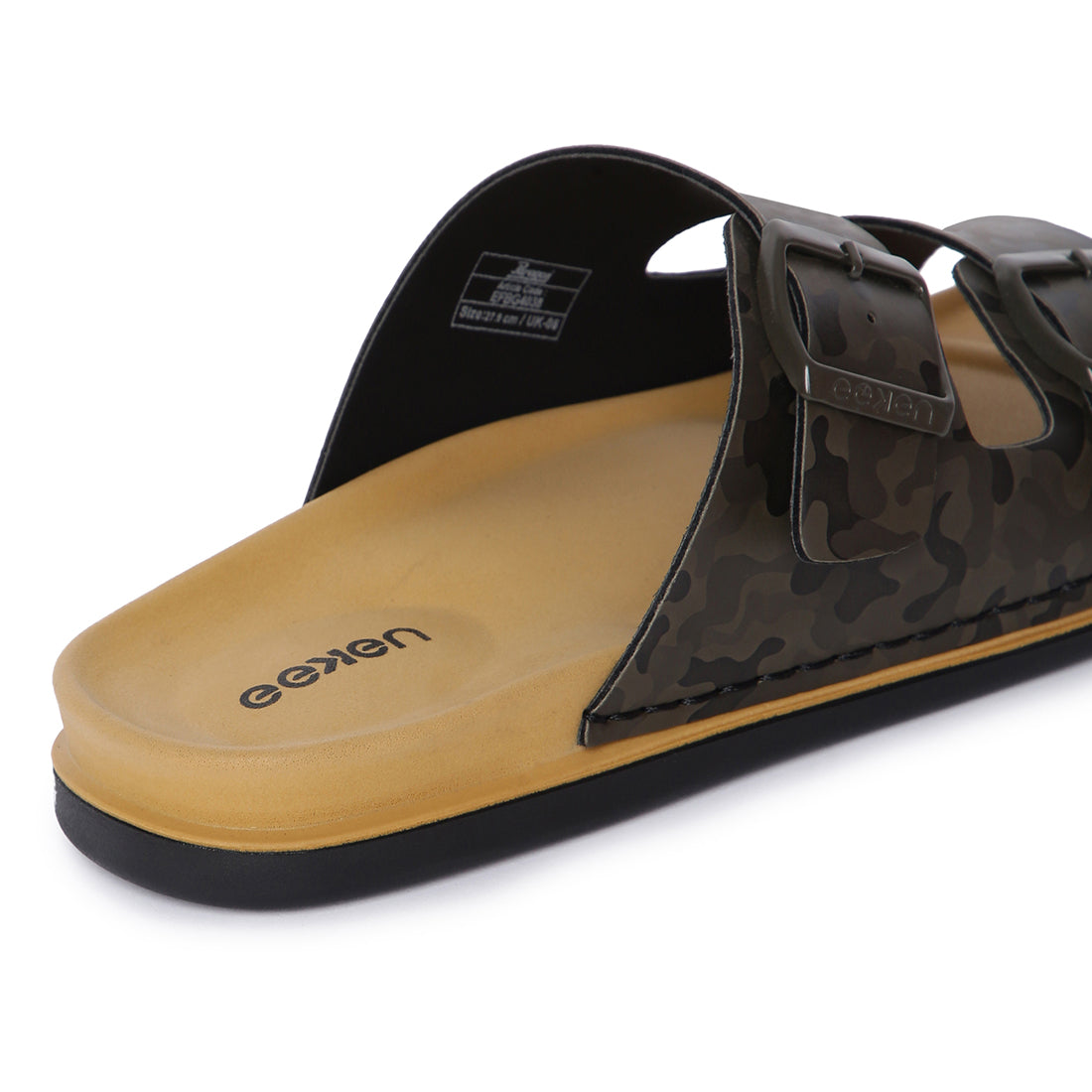 Eeken EPUG4038 Olive Green Stylish Lightweight Dailywear Dual Density Casual Sandals For Men