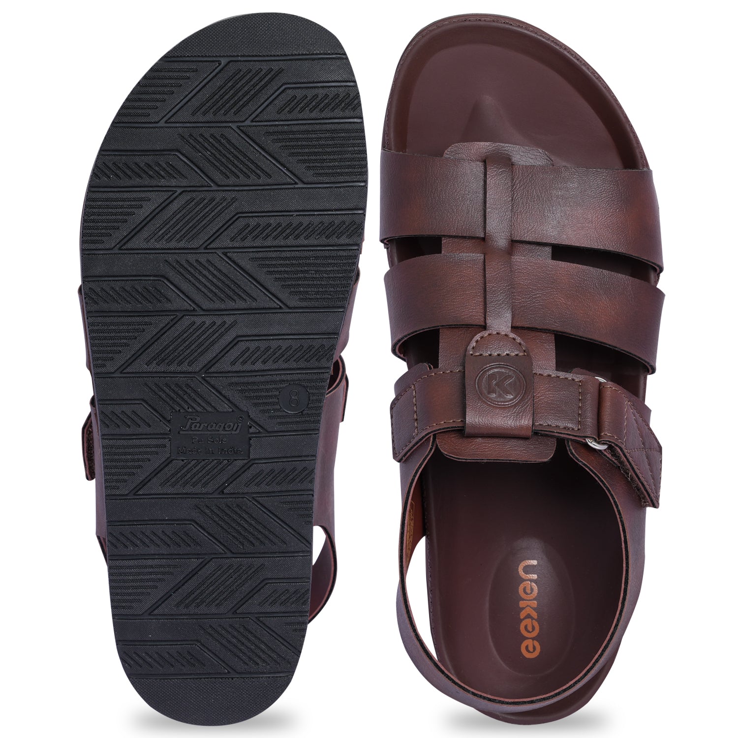 Eeken Stylish, Lightweight Dailywear Dual Density Casual Sandals For Men