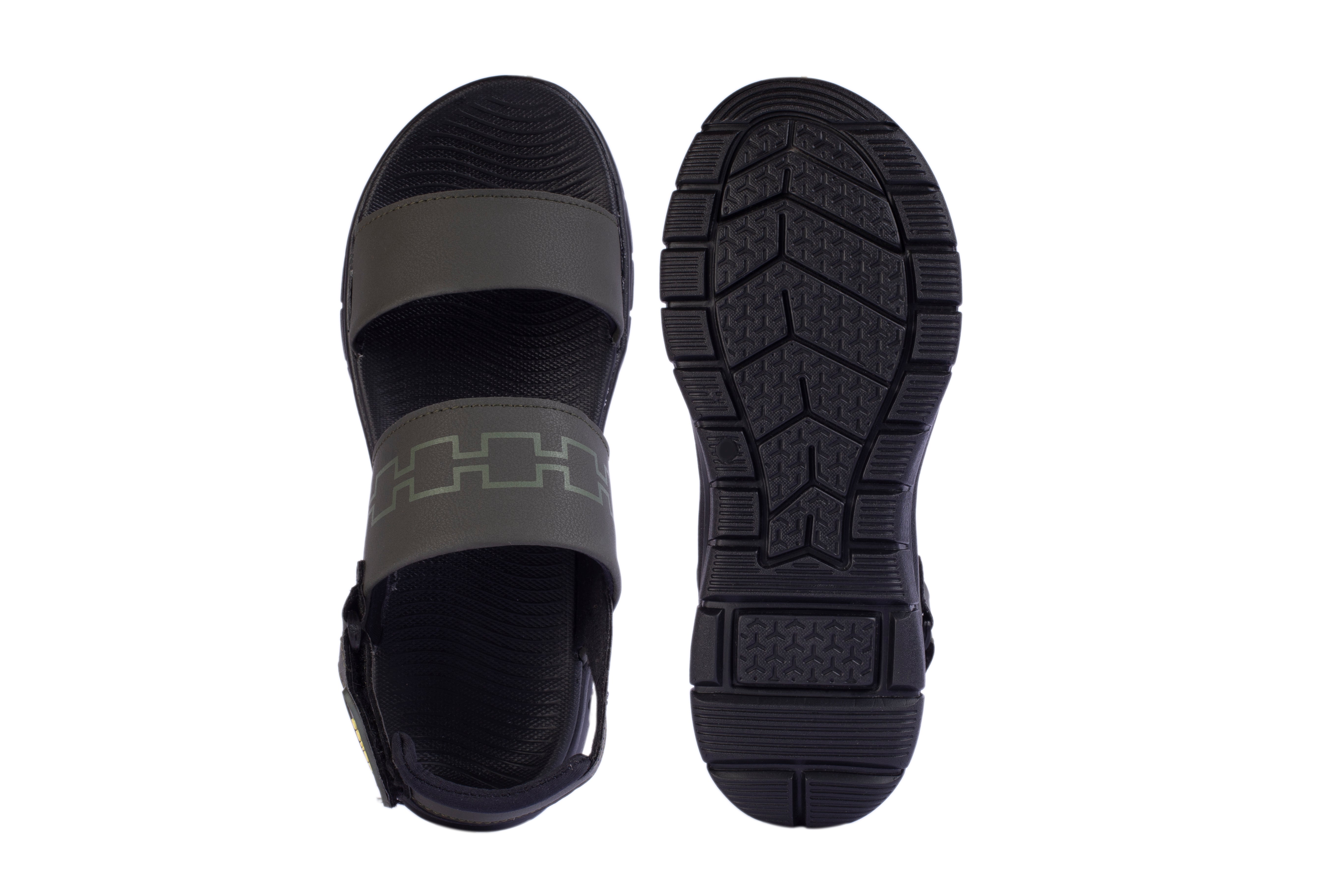 Eeken Lightweight Anti-Skid Olive Outdoor Sandals For Men
