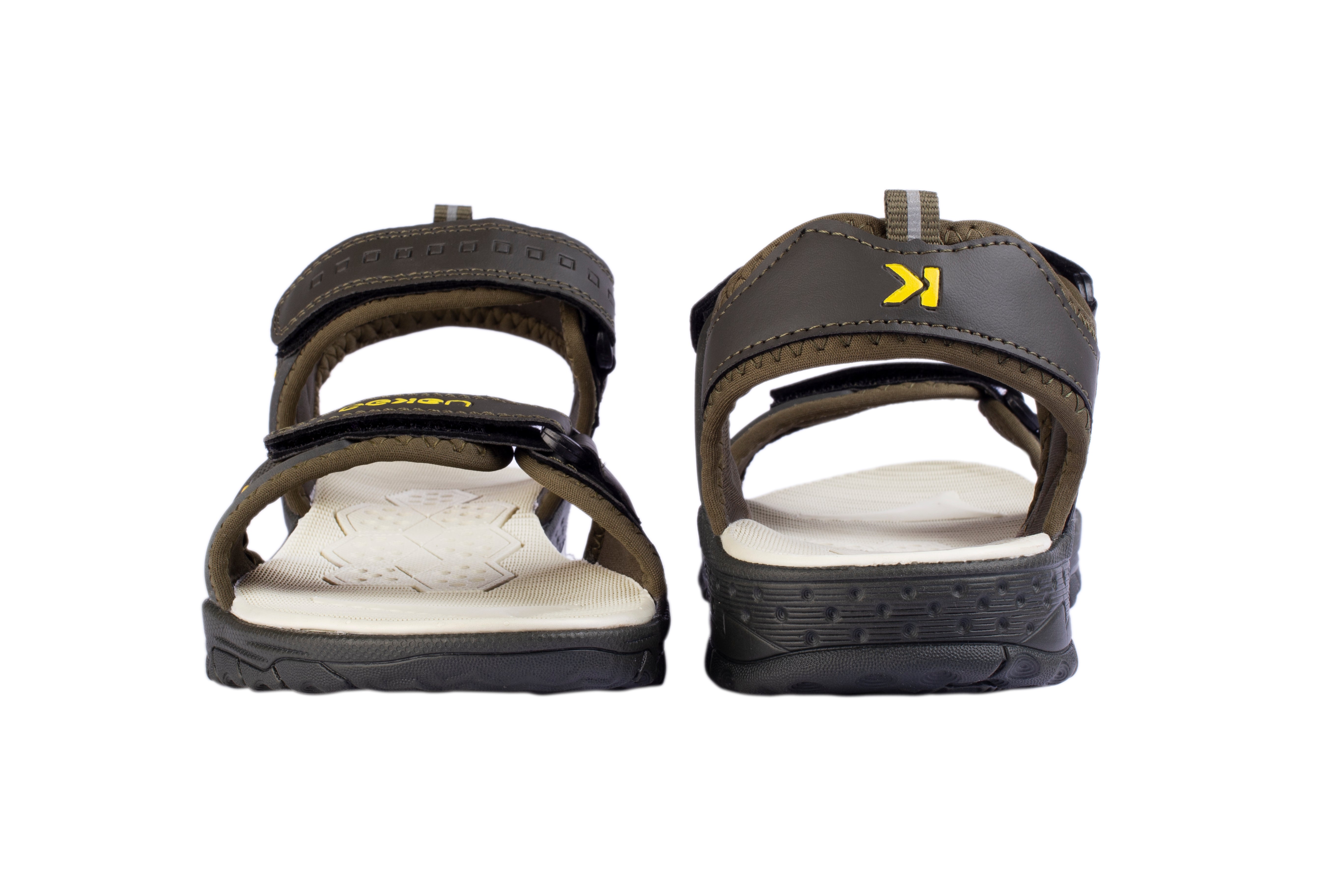 Eeken Lightweight Anti-Skid Olive Casual Sandals For Men