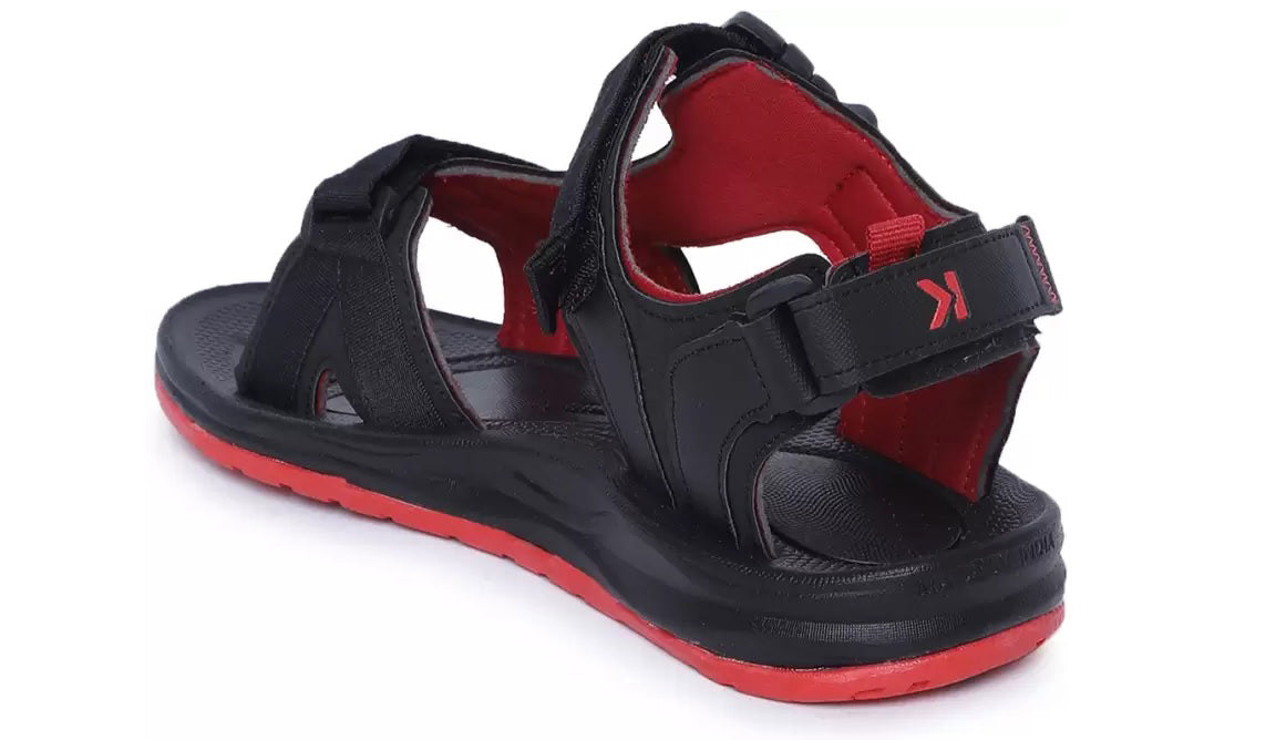 Eeken Red Daily Wear Sandals For Men