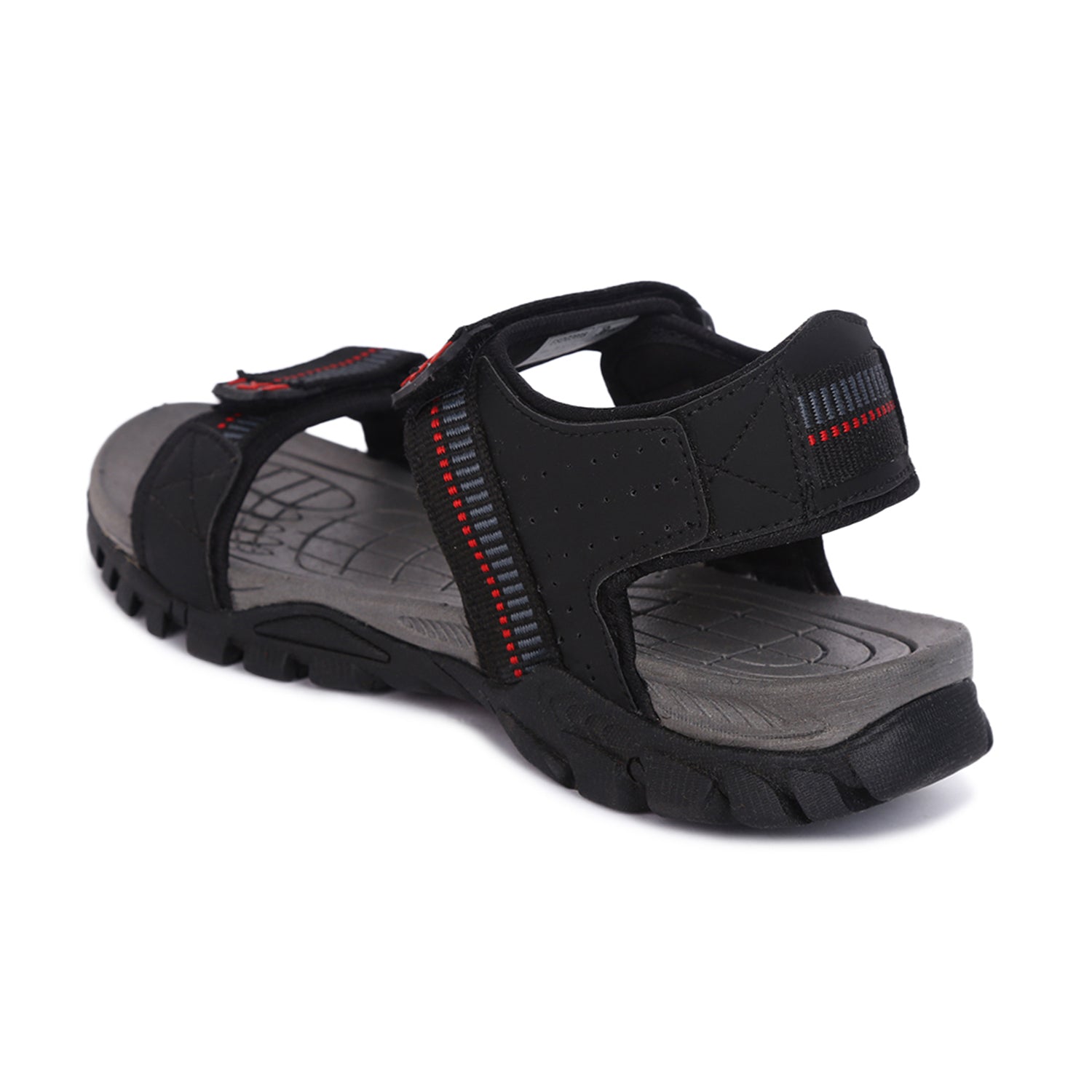 Eeken ESDG3035 Grey And Red Stylish Lightweight Dailywear Sports Sandals For Men