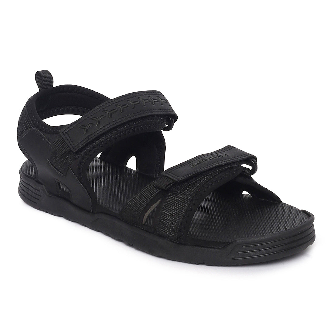 Eeken ESDGO4500S Black Stylish Lightweight Dailywear Sports Sandals For Men