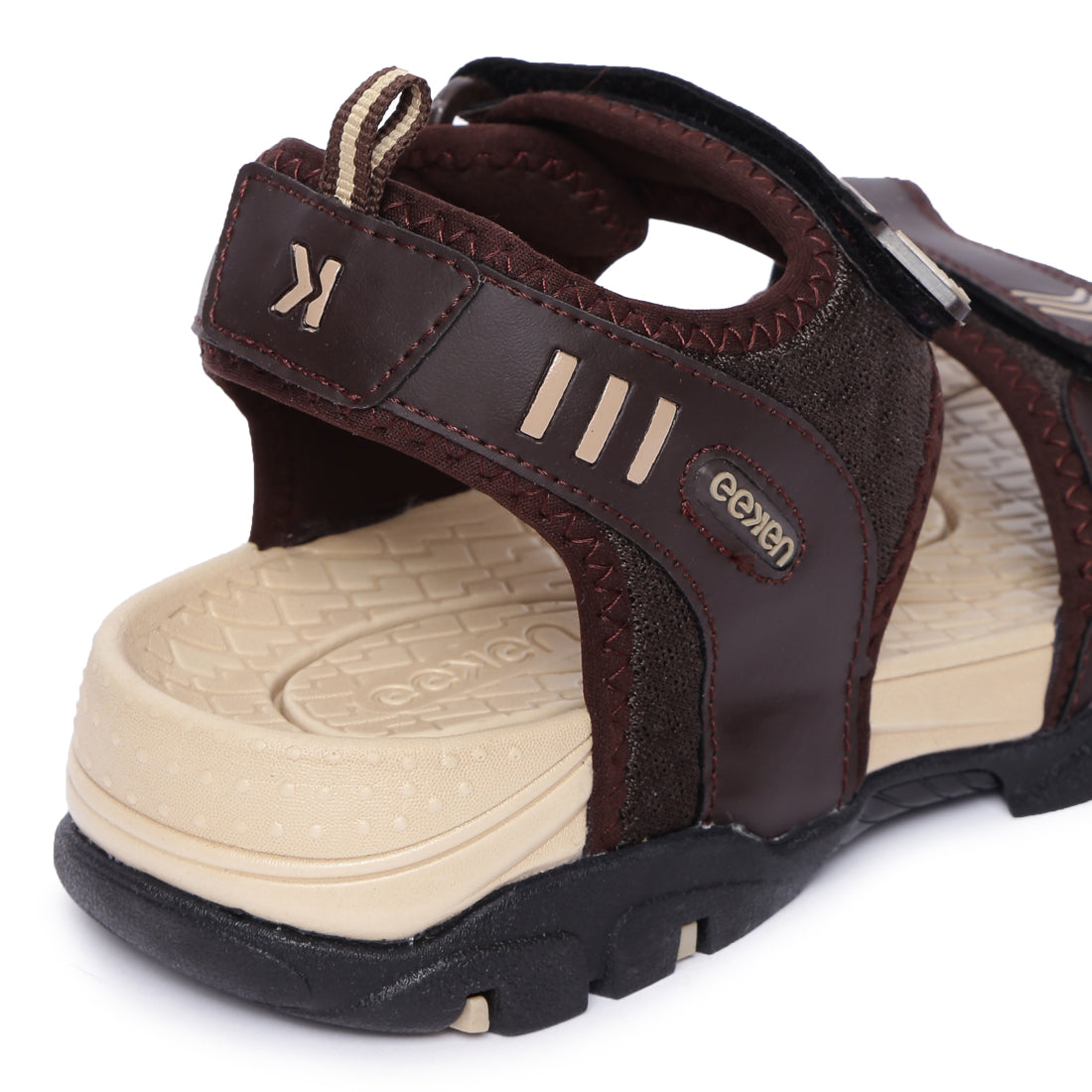 Eeken ESDGO4505 Brown Stylish Lightweight Dailywear Sports Sandals For Men