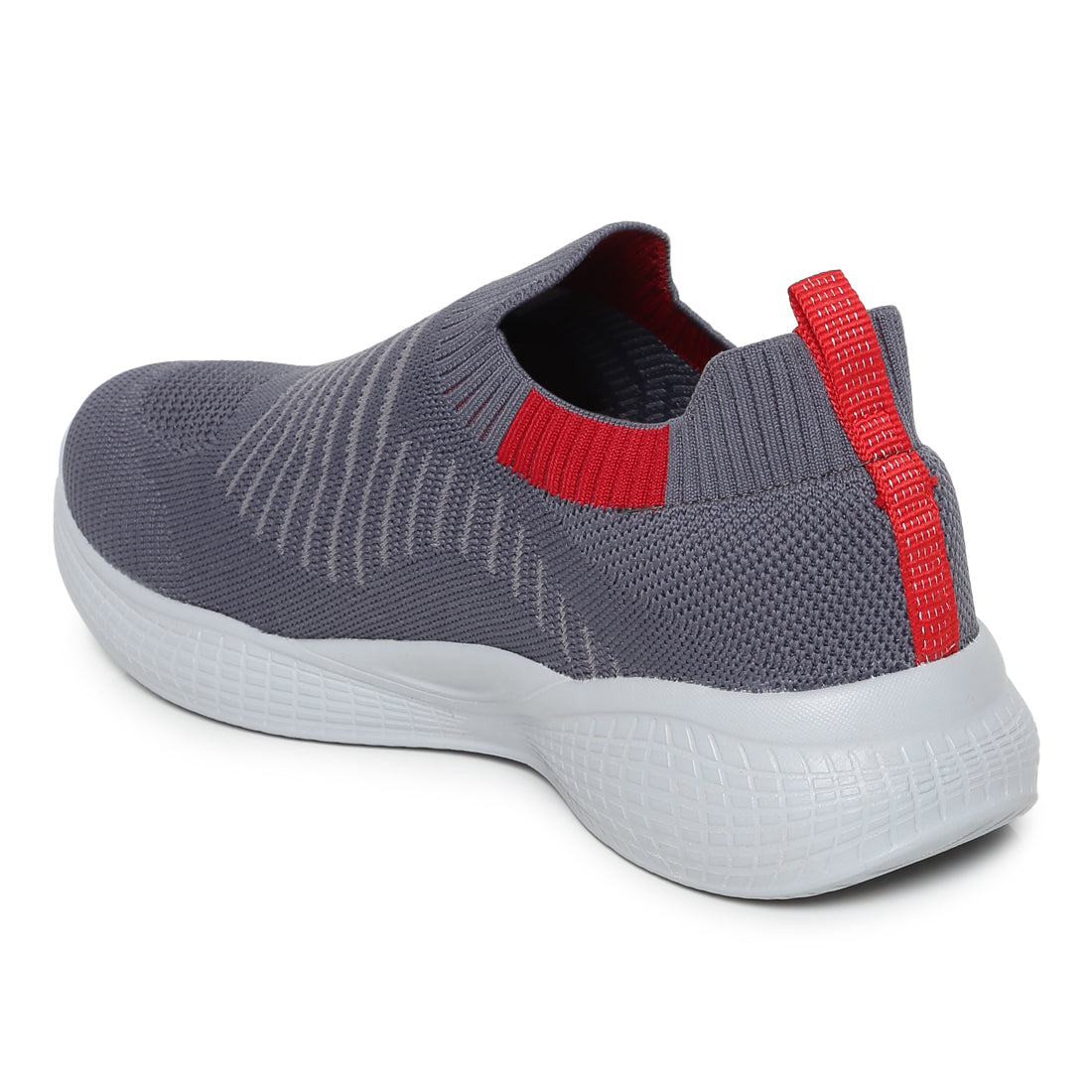 Eeken Dark Grey - Red Athleisure Shoes for Men