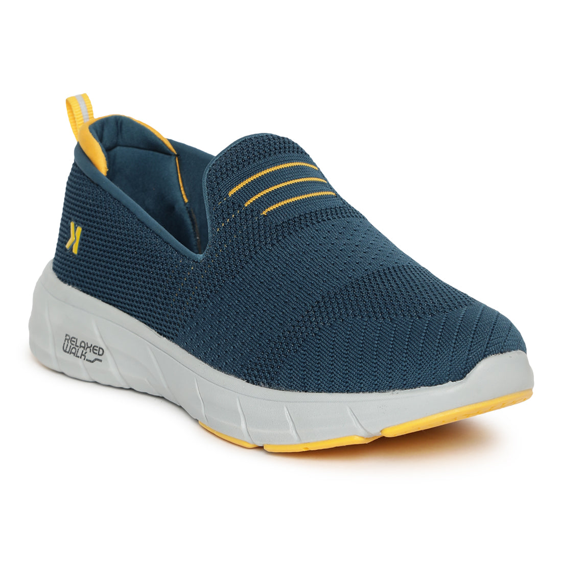 Eeken Teal Blue - Yellow Athleisure Shoes for Men