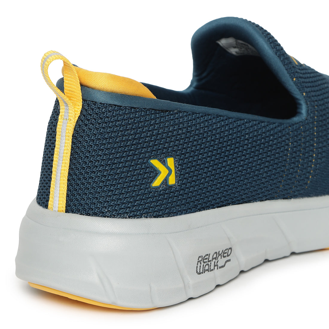 Eeken ESHGIA104 Teal Blue And Yellow Athleisure Shoes For Men