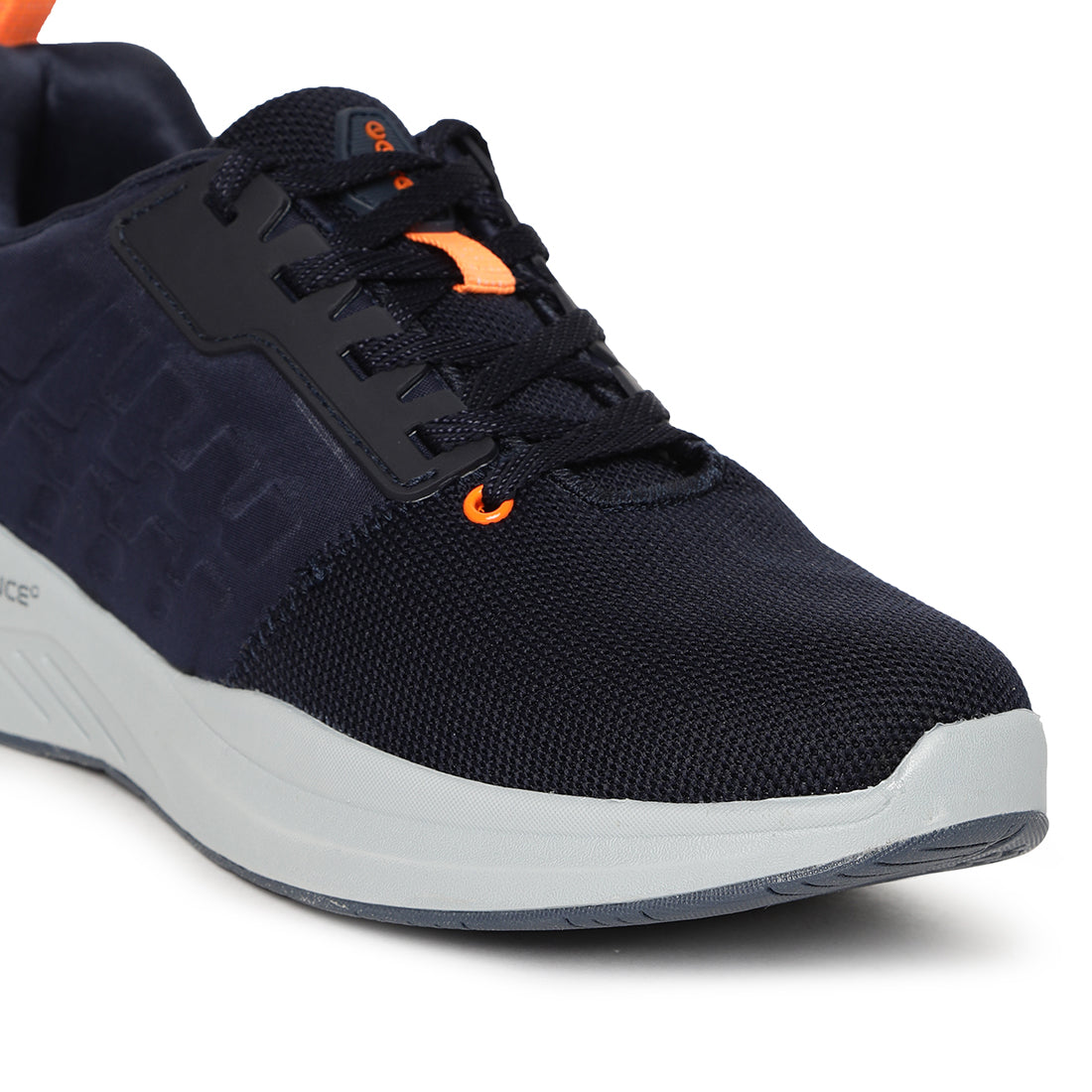 Eeken Navy Blue - Orange Athleisure Shoes for Men