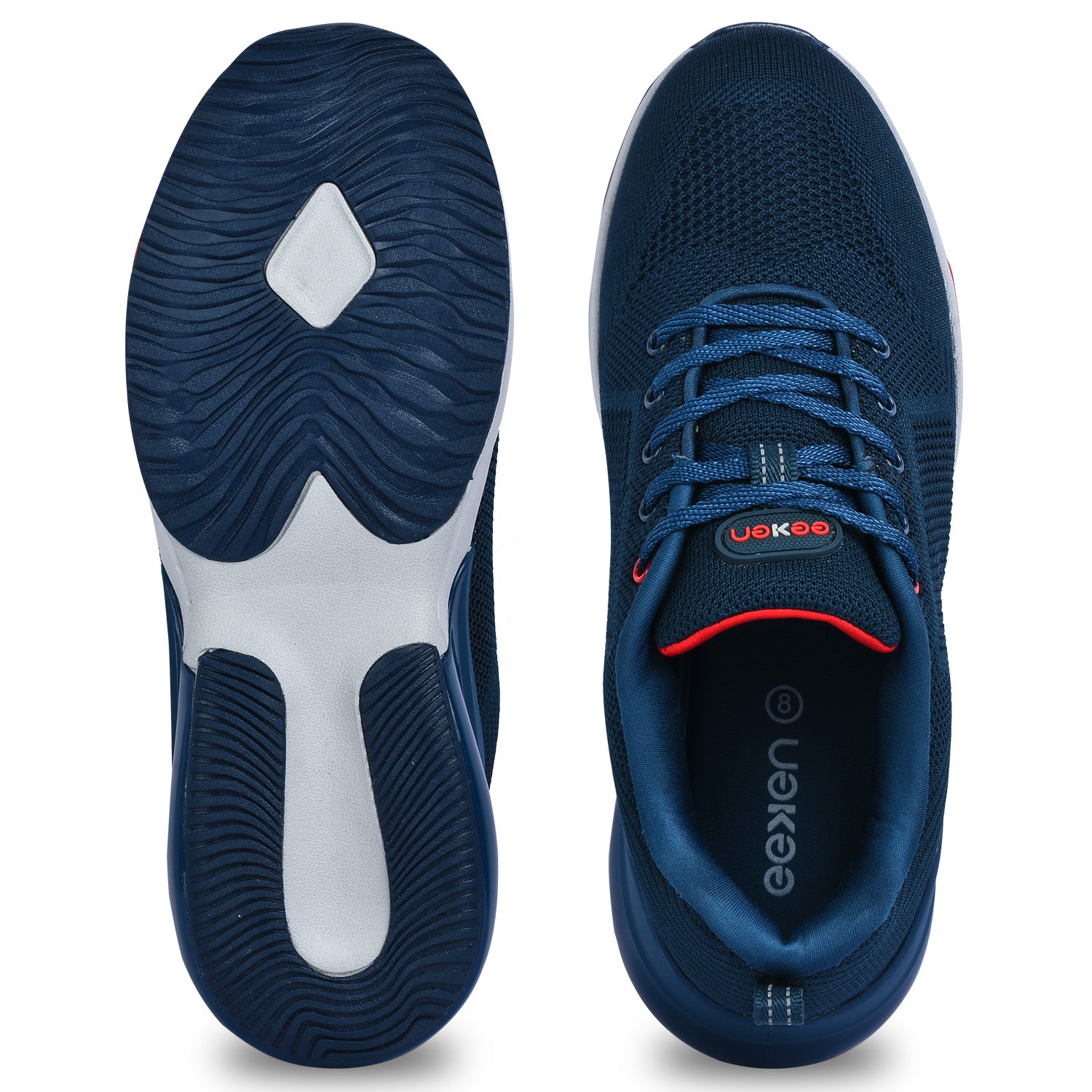 Eeken Teal Blue Athleisure Shoes for Men