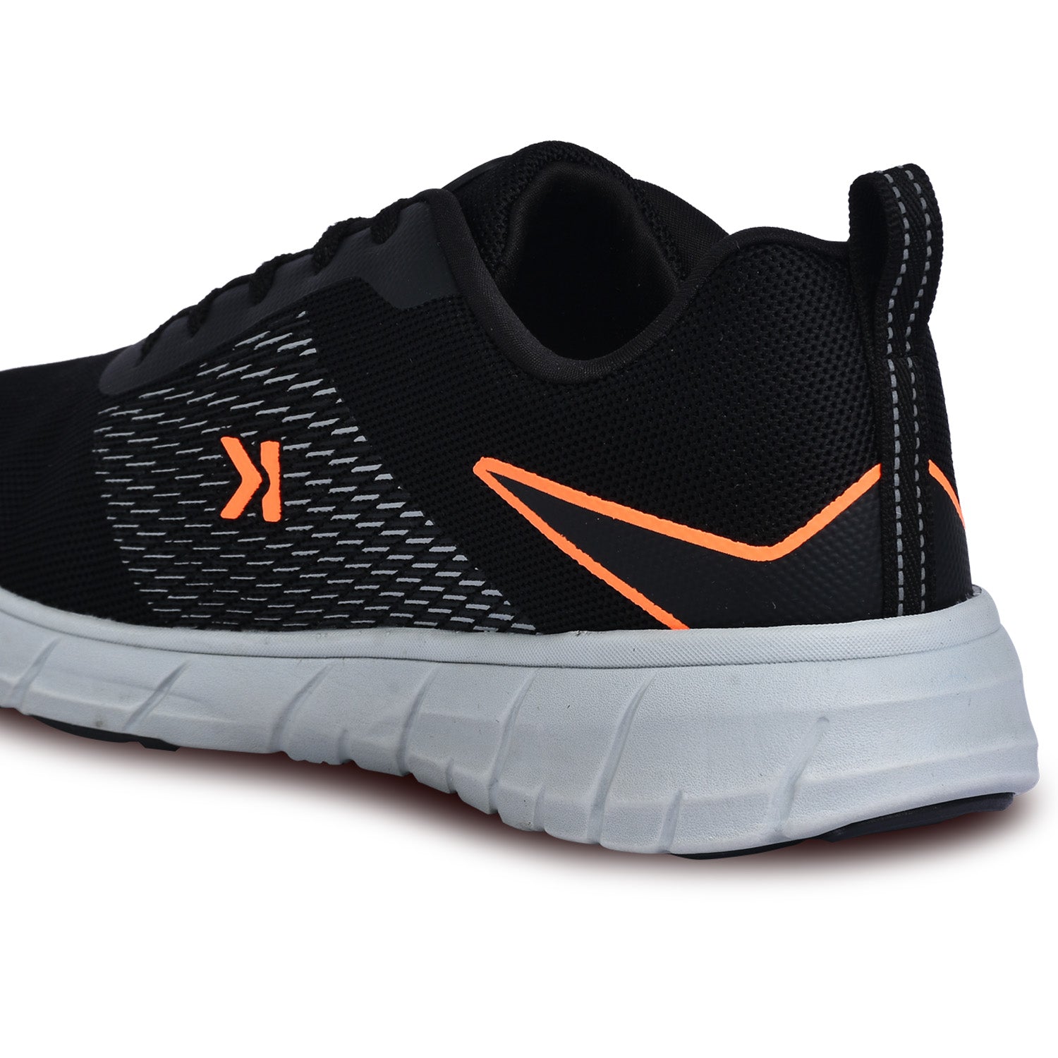 Eeken Black - Orange Athleisure Shoes for Men