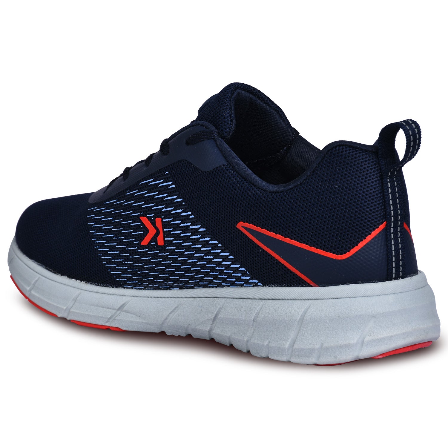 Eeken ESHGIA145 Navy Blue And Red Athleisure Shoes For Men