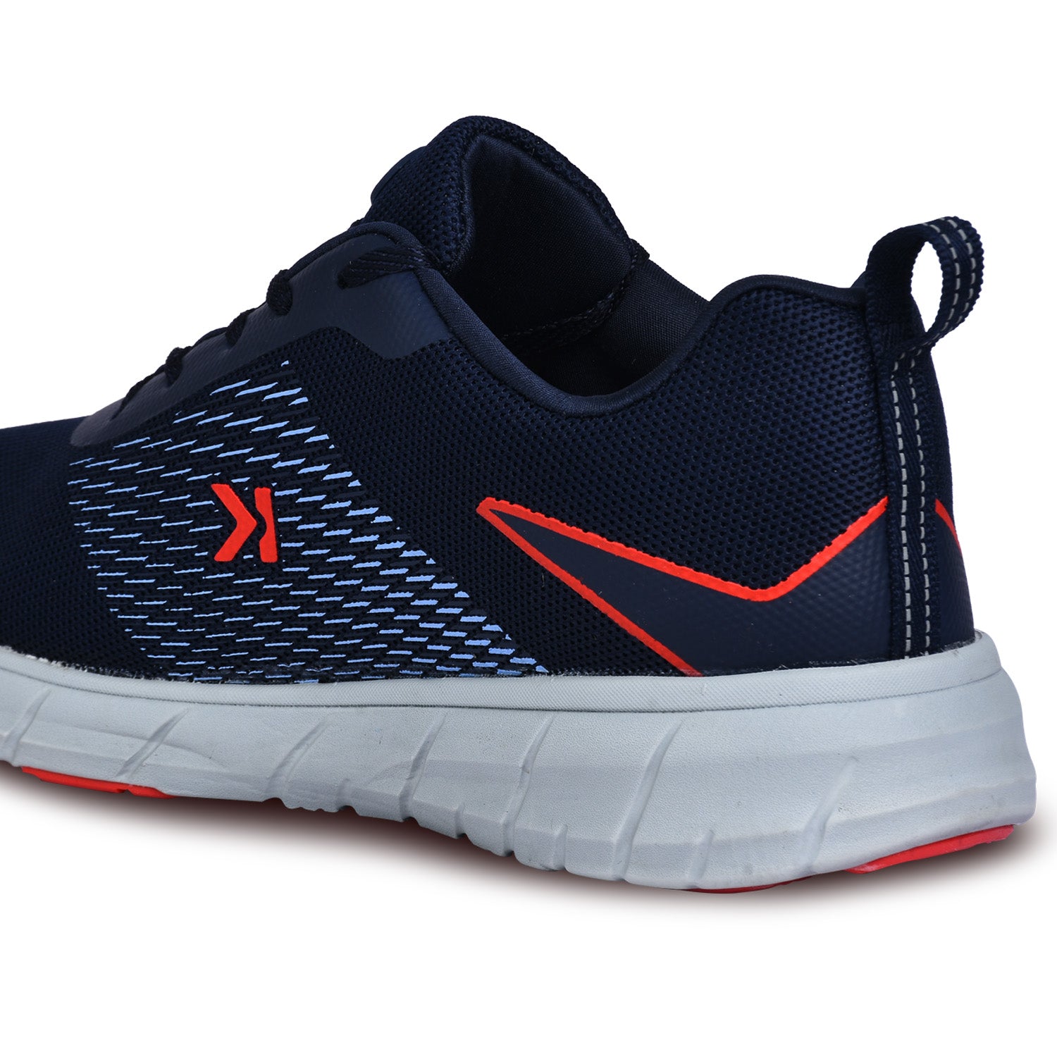 Eeken ESHGIA145 Navy Blue And Red Athleisure Shoes For Men