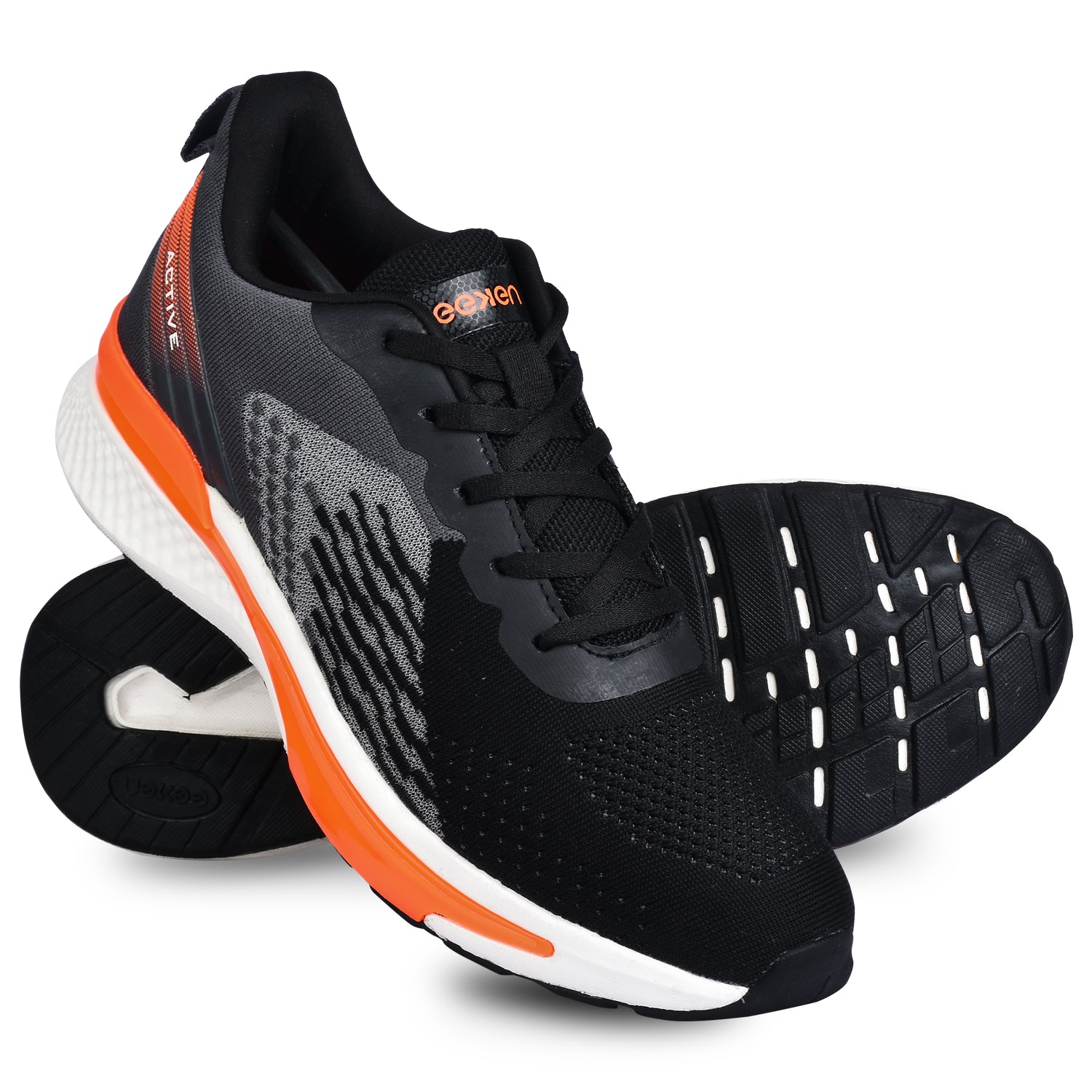 Eeken ESHGOA500 Black Athleisure Shoes For Men